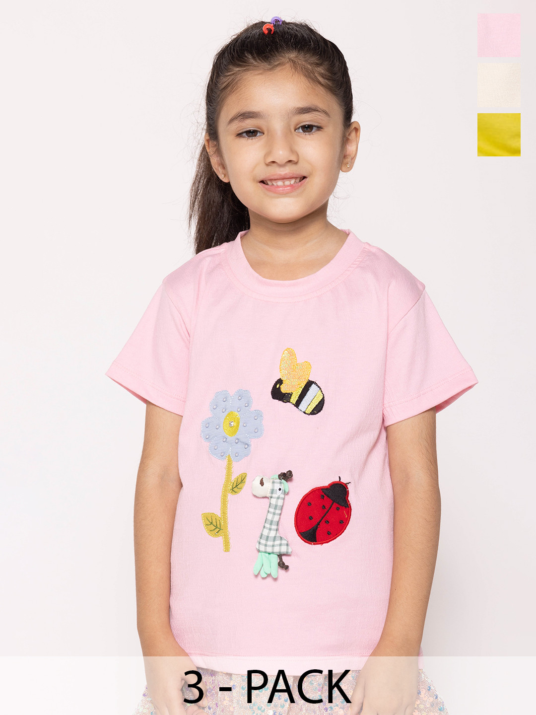 PAMPOLINA Floral Print Flutter Sleeve Cotton Top, Multi
PAMPOLINA Floral Print Flutter Sleeve Cotton Top, Multi