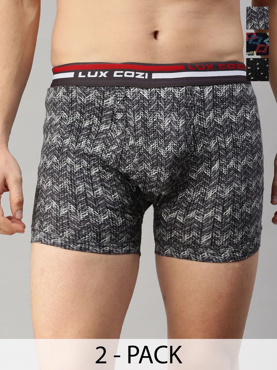 Lux Cozi Pack Of 3 Men Assorted Pure Cotton Trunks -COZI_BIGSHOT_LONGS_PRINT_OE_ASST4_3PC
Lux Cozi Pack Of 3 Men Assorted Pure Cotton Trunks -COZI_BIGSHOT_LONGS_PRINT_OE_ASST4_3PC