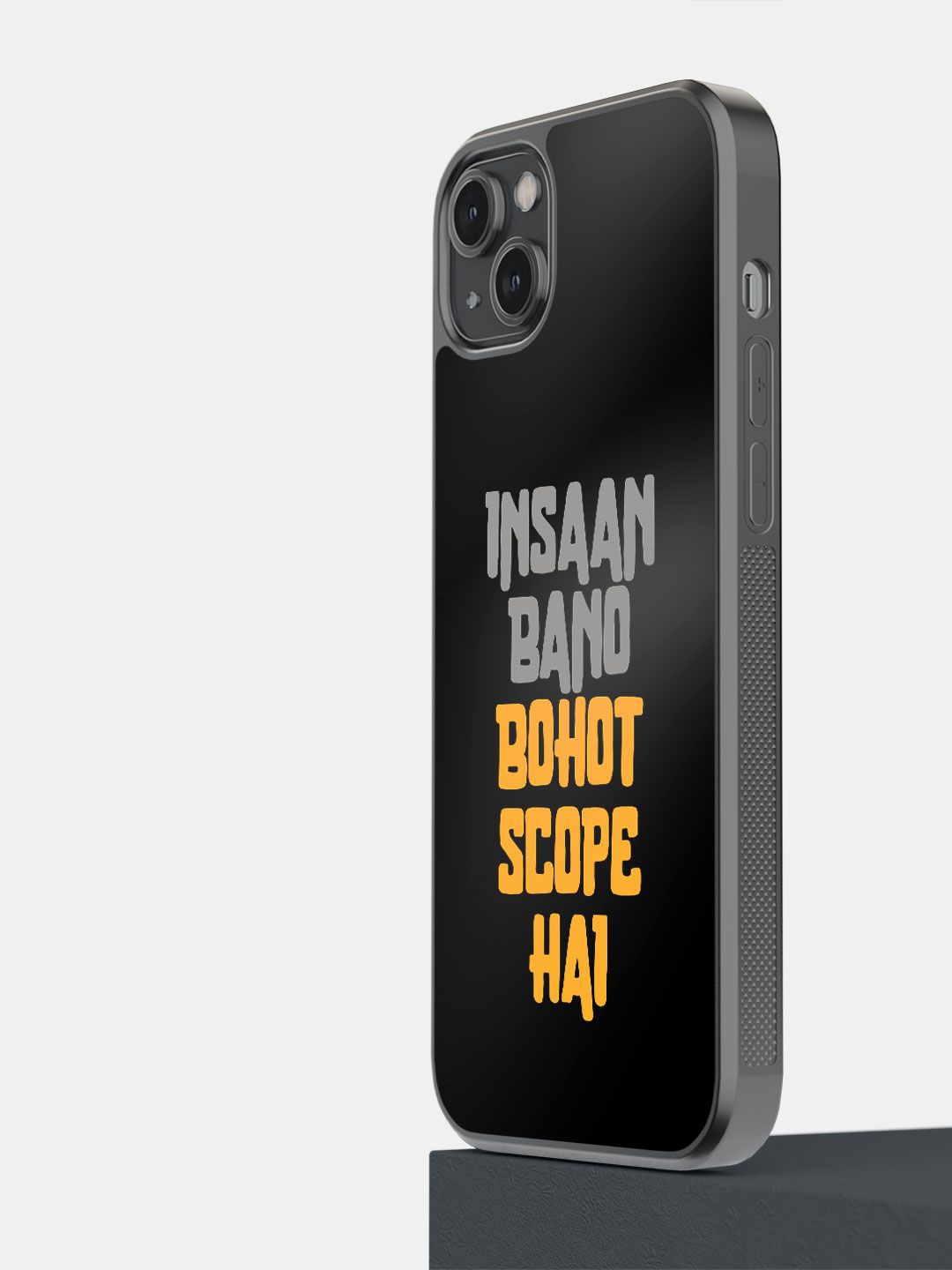 macmerise Impact Resistant Typography Printed iPhone 14 Plus Back Case Mobile Accessories, Black
macmerise Impact Resistant Typography Printed iPhone 14 Plus Back Case Mobile Accessories, Black