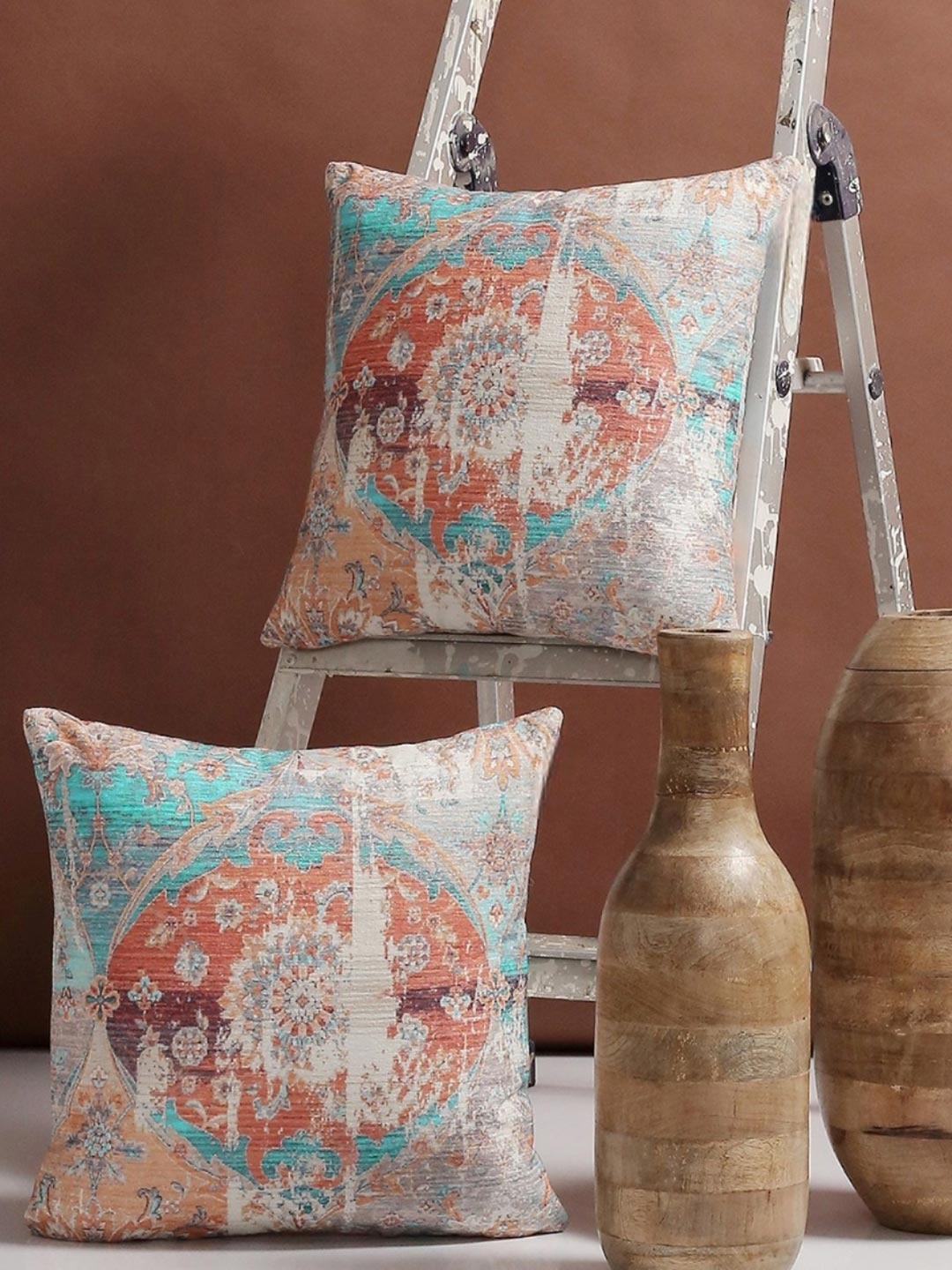 Myntra Elegant Homes Cream-Coloured 2 Pcs Ethnic Motifs Printed Square Cushion Covers
Myntra Elegant Homes Cream-Coloured 2 Pcs Ethnic Motifs Printed Square Cushion Covers