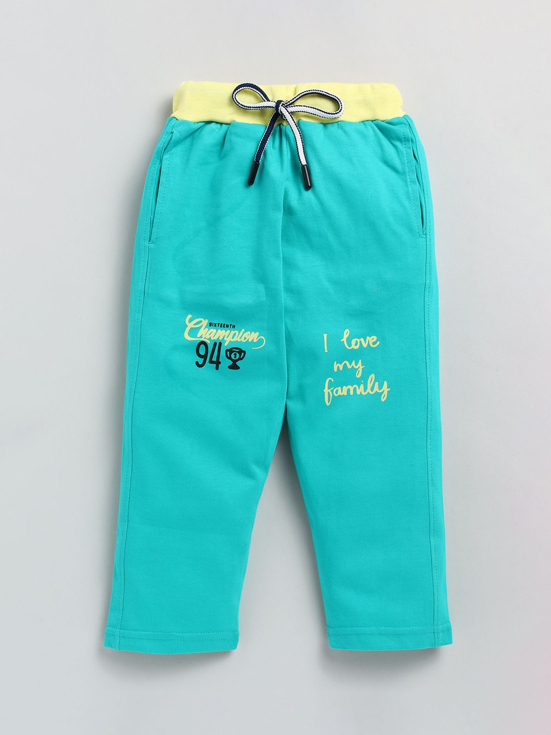 Cutopies Boys Printed Mid Rise Regular Fit Drawstring Closure Regular Track Pants, Blue
Cutopies Boys Printed Mid Rise Regular Fit Drawstring Closure Regular Track Pants, Blue