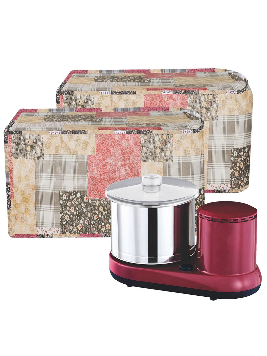 Kuber Industries Black & Pink 2 Pieces Floral Printed Waterproof Mixer Grinder Covers
Kuber Industries Black & Pink 2 Pieces Floral Printed Waterproof Mixer Grinder Covers