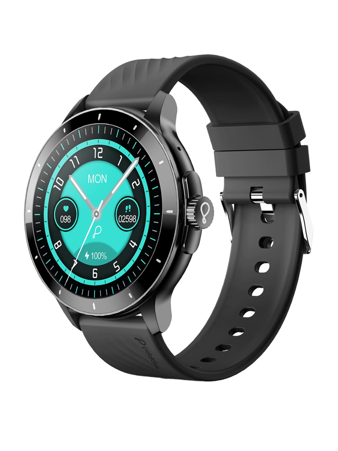 pebble Polar 1.52" HD Display Quick Notification BT Calling Smart Productivity Smart Watch, Black
pebble Polar 1.52" HD Display Quick Notification BT Calling Smart Productivity Smart Watch, Black