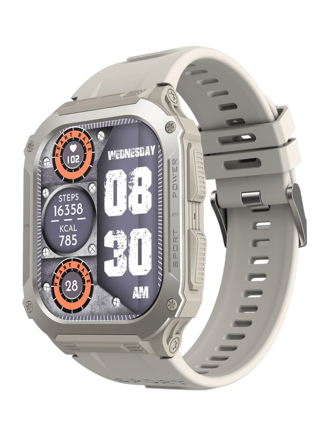 pebble Bravo 1.99" Infinite Display BT Calling 520 mAh Battery Rugged Built Smart Watch, Grey
pebble Bravo 1.99" Infinite Display BT Calling 520 mAh Battery Rugged Built Smart Watch, Grey