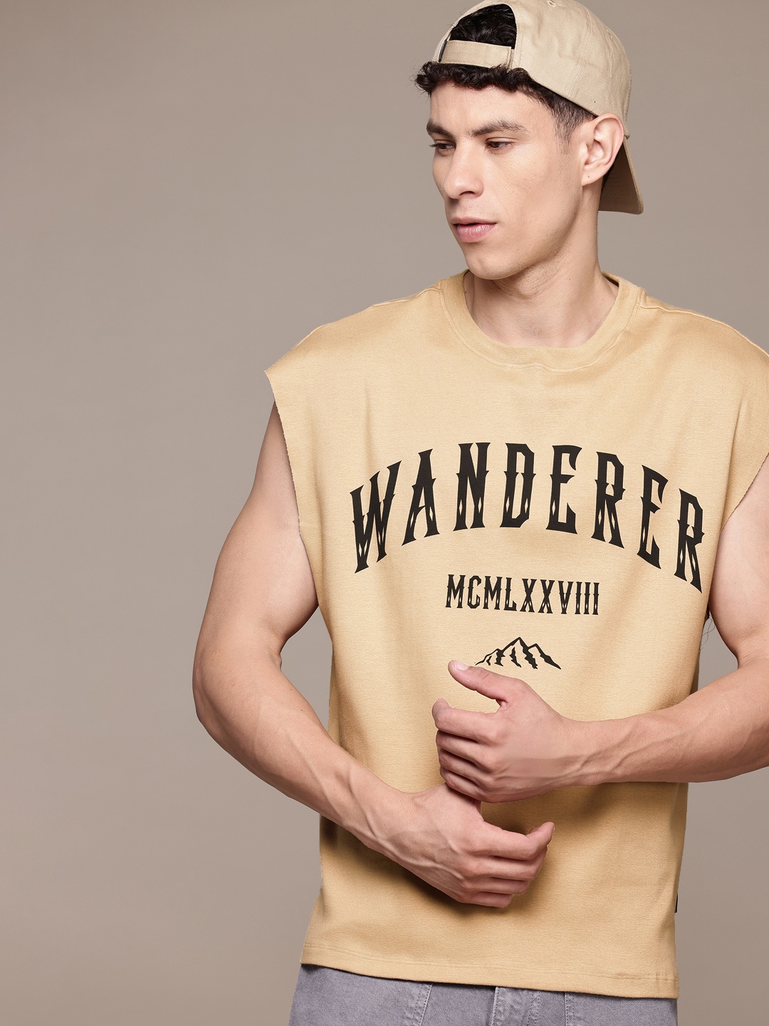 The Roadster Lifestyle Co. Typography Printed Extended Sleeves Pure Cotton T-shirt, Beige
The Roadster Lifestyle Co. Typography Printed Extended Sleeves Pure Cotton T-shirt, Beige