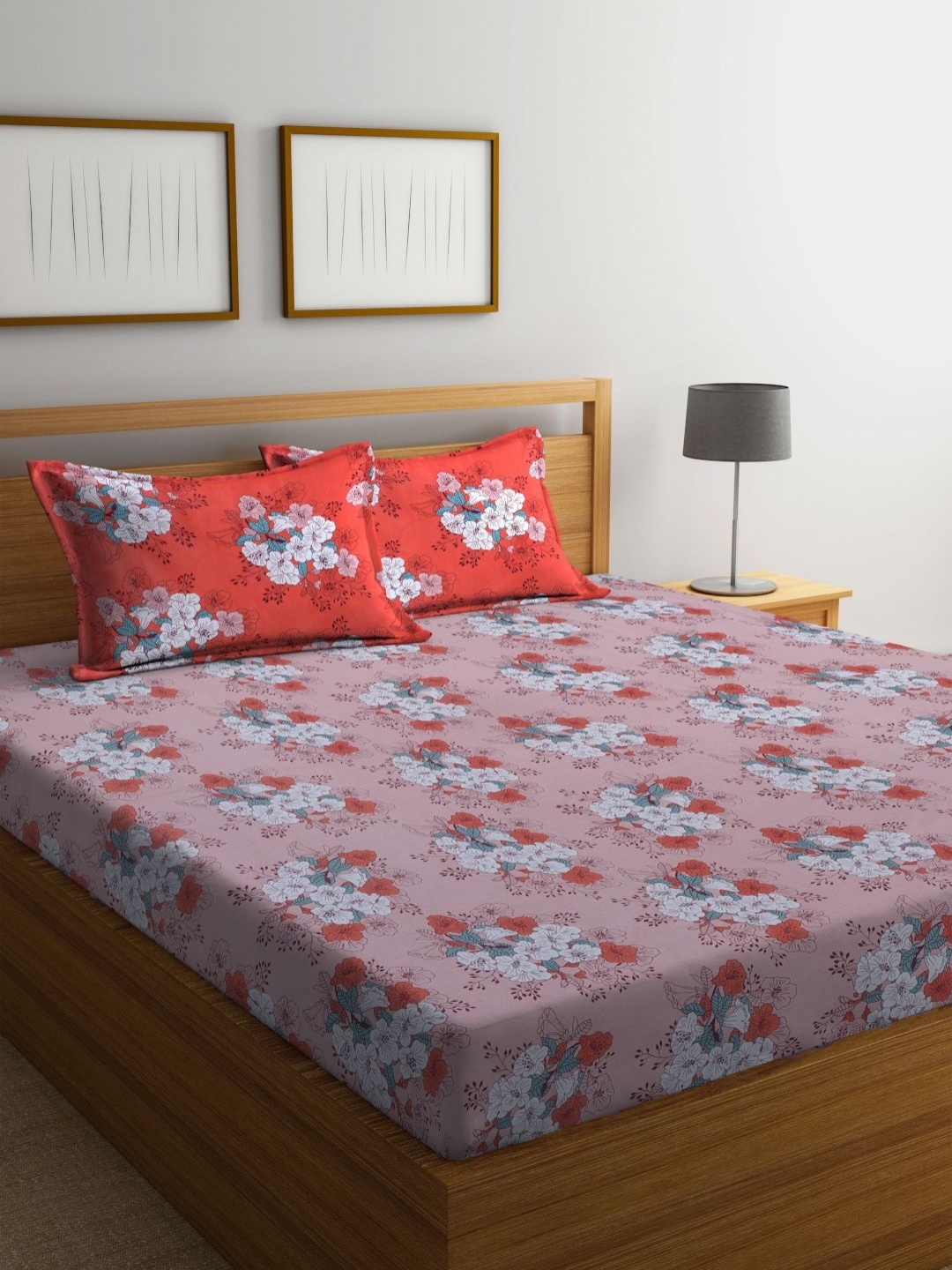 BOMBAY DYEING Red & Green Printed 104 TC Pure Cotton Queen Bedsheet With 2 Pillow Covers
BOMBAY DYEING Red & Green Printed 104 TC Pure Cotton Queen Bedsheet With 2 Pillow Covers