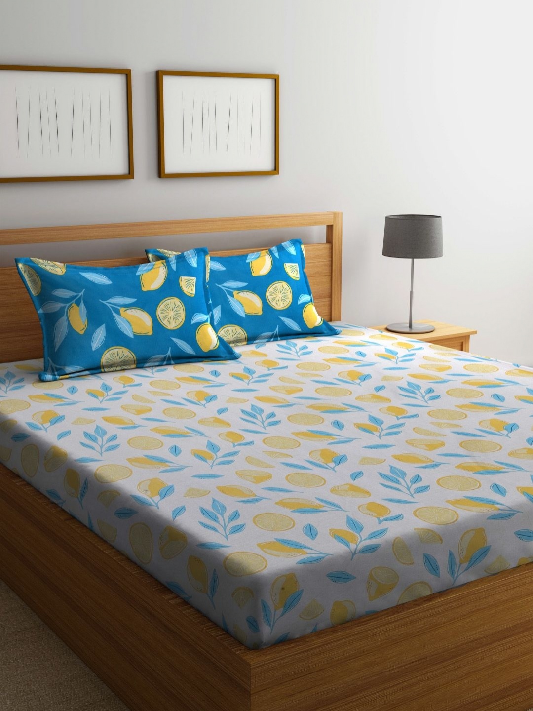 BOMBAY DYEING Yellow Printed 104 TC Pure Cotton Queen Bedsheet With 2 Pillow Covers
BOMBAY DYEING Yellow Printed 104 TC Pure Cotton Queen Bedsheet With 2 Pillow Covers