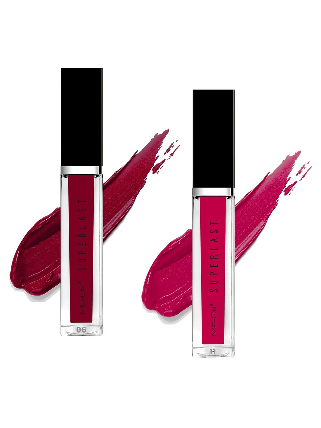 ME-ON Set Of 2 Superlast Waterproof Matte Liquid Lip Gloss 6ml Each - Shade 06 & 11, Maroon
ME-ON Set Of 2 Superlast Waterproof Matte Liquid Lip Gloss 6ml Each - Shade 06 & 11, Maroon