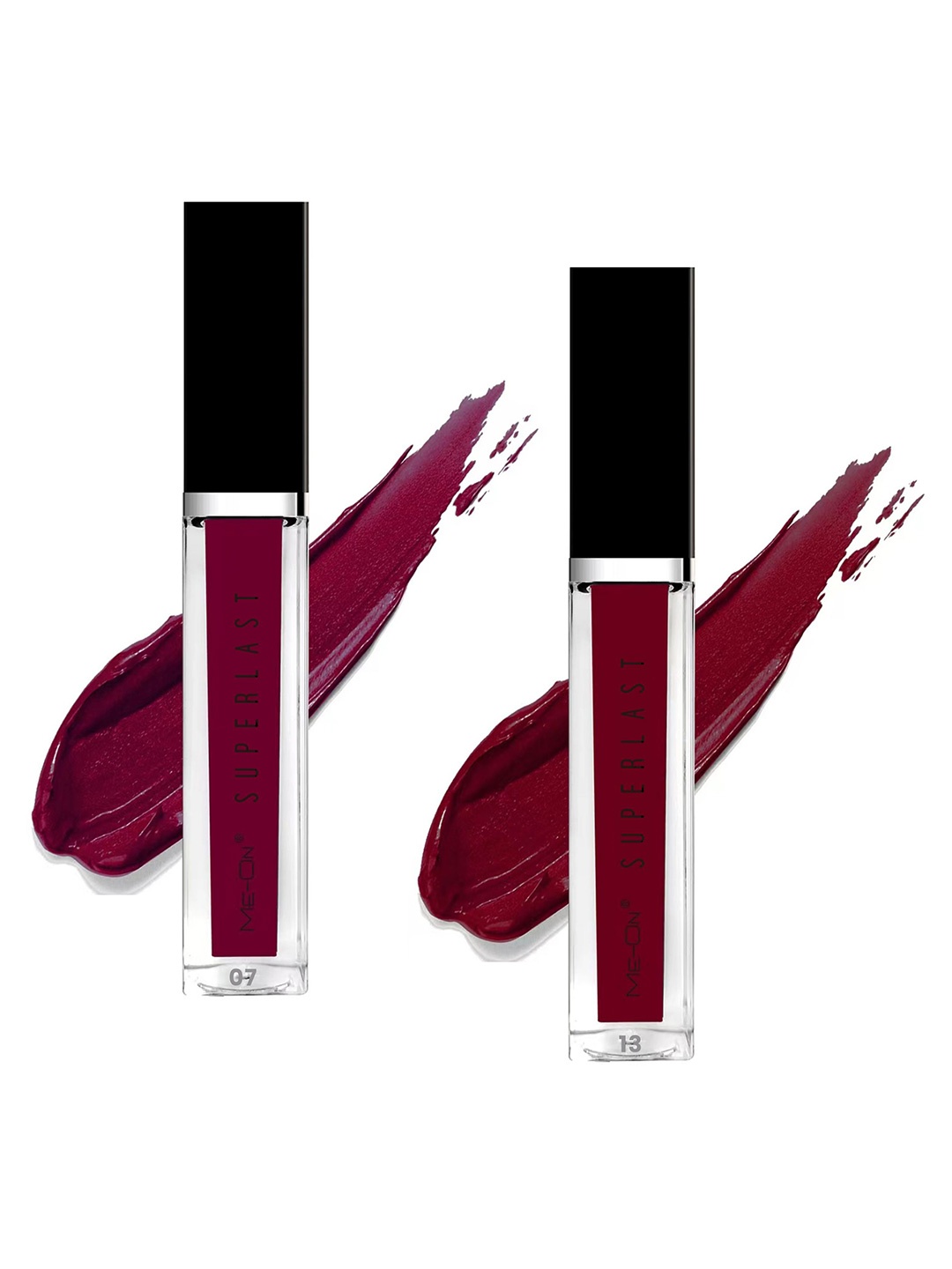 ME-ON Set of 2 Superlast Long Lasting Lip Gloss 6 ml each - Shades 07 & 13, Burgundy
ME-ON Set of 2 Superlast Long Lasting Lip Gloss 6 ml each - Shades 07 & 13, Burgundy