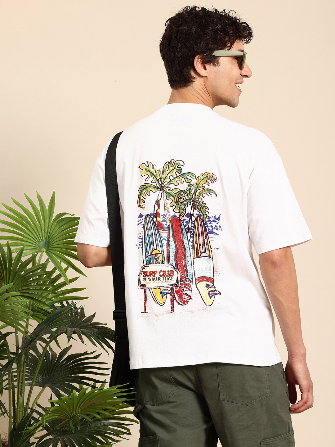 Mast & Harbour Pure Cotton Graphic Printed Drop-Shoulder Sleeves Oversized T-shirt, White
Mast & Harbour Pure Cotton Graphic Printed Drop-Shoulder Sleeves Oversized T-shirt, White