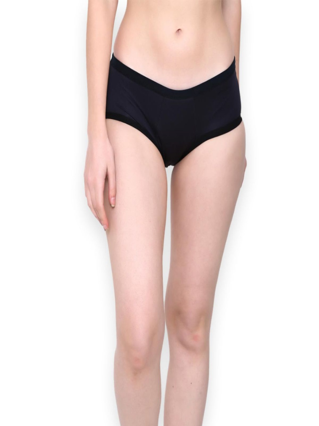 CareDone Cotton Mid-Rise Heavy Absorbent All Day Protection Leak-Proof Period Briefs, Black
CareDone Cotton Mid-Rise Heavy Absorbent All Day Protection Leak-Proof Period Briefs, Black