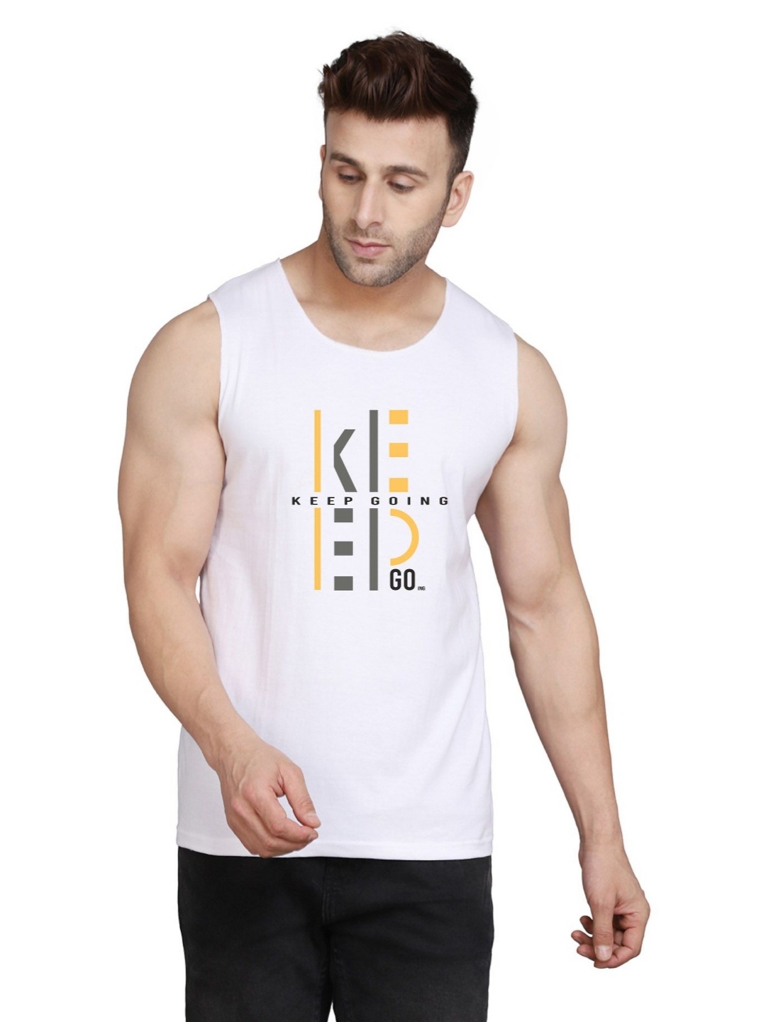 SLOWLORIS Men Pack Of 2 Typography Printed Round Neck Cotton Slim Fit T-Shirts, Black
SLOWLORIS Men Pack Of 2 Typography Printed Round Neck Cotton Slim Fit T-Shirts, Black