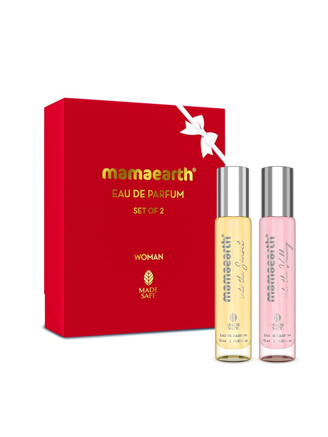 Mamaearth Women Set Of 2 Into The Valley & Into The Sunset Eau De Parfum - 15 ml each, Pink
Mamaearth Women Set Of 2 Into The Valley & Into The Sunset Eau De Parfum - 15 ml each, Pink