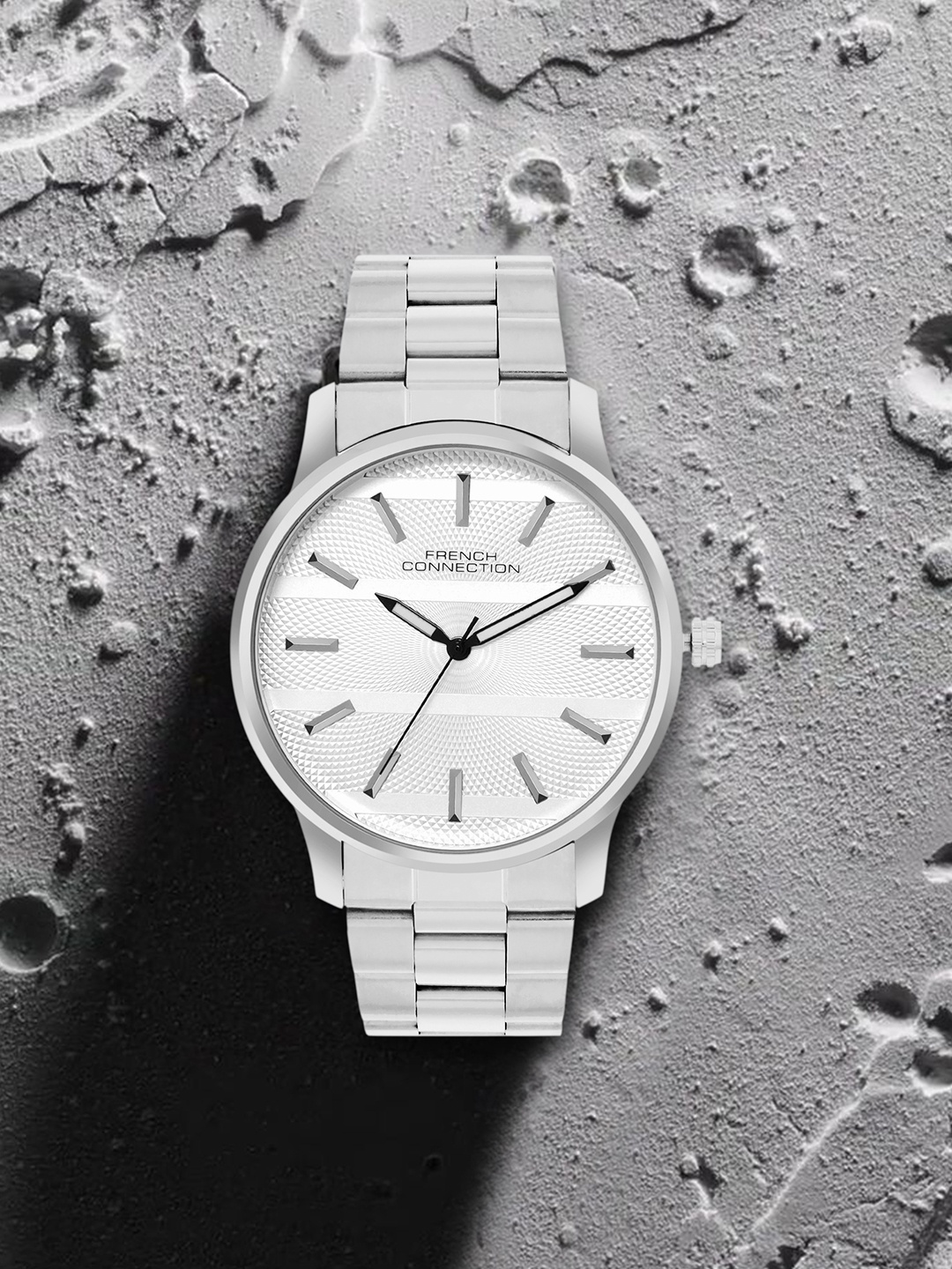 French Connection Men Dial & Stainless Steel Bracelet Style Straps Analogue Watch FCN091SM, Silver
French Connection Men Dial & Stainless Steel Bracelet Style Straps Analogue Watch FCN091SM, Silver