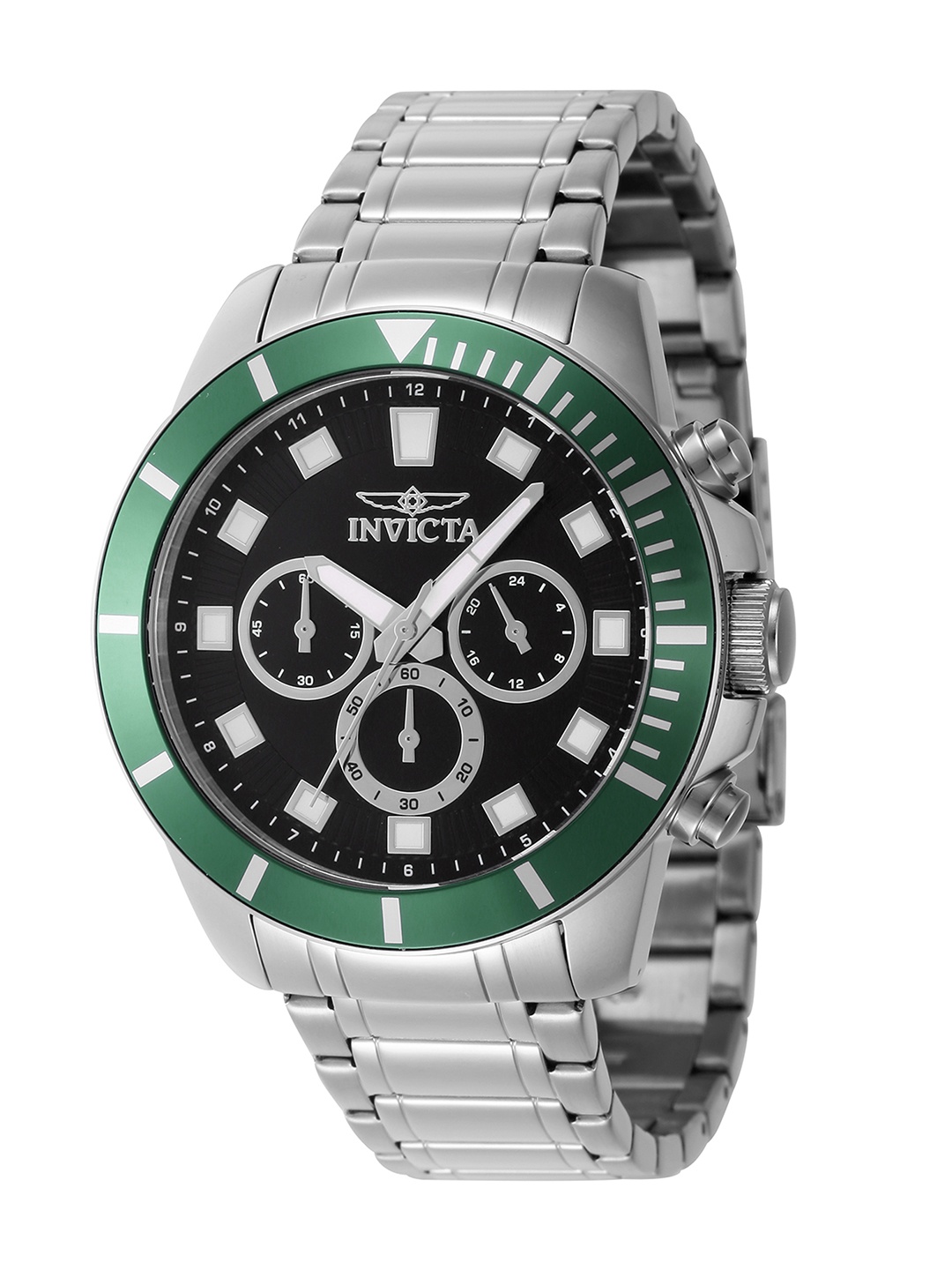 Invicta Men Dial & Stainless Steel Bracelet Style Straps Analogue Watch 46039, Silver
Invicta Men Dial & Stainless Steel Bracelet Style Straps Analogue Watch 46039, Silver