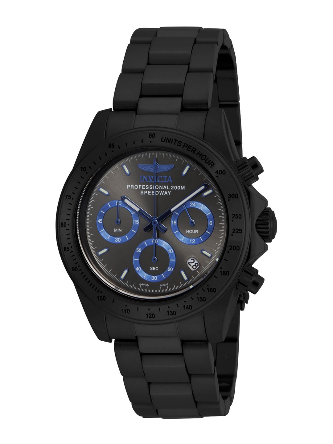 Invicta Men Dial & Stainless Steel Bracelet Style Straps Analogue Watch 17313, Black
Invicta Men Dial & Stainless Steel Bracelet Style Straps Analogue Watch 17313, Black