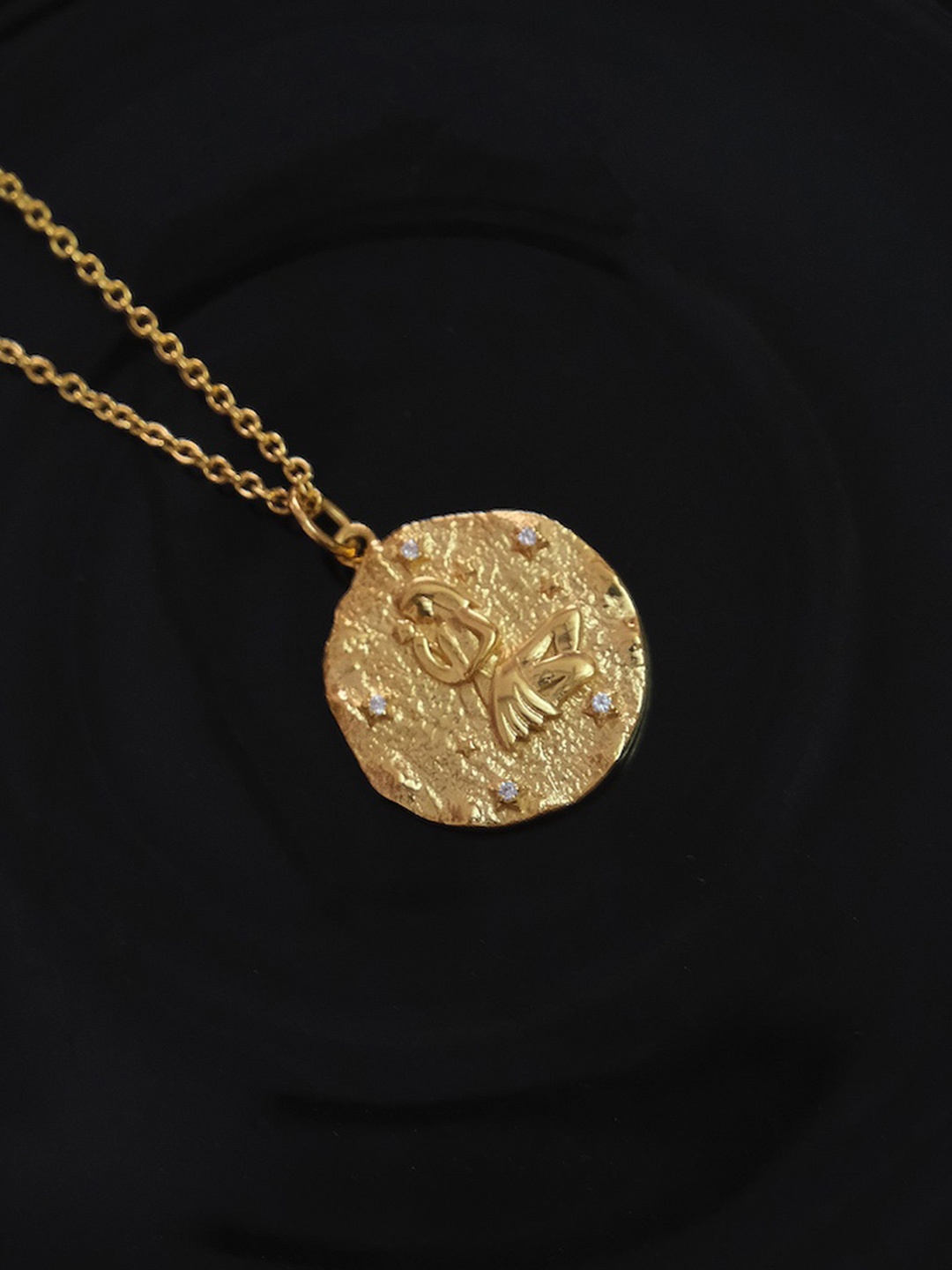 Anushka Jain Jewellery Gold-Plated 925 Sterling Silver Virgo Zodiac Pendant With Chain
Anushka Jain Jewellery Gold-Plated 925 Sterling Silver Virgo Zodiac Pendant With Chain