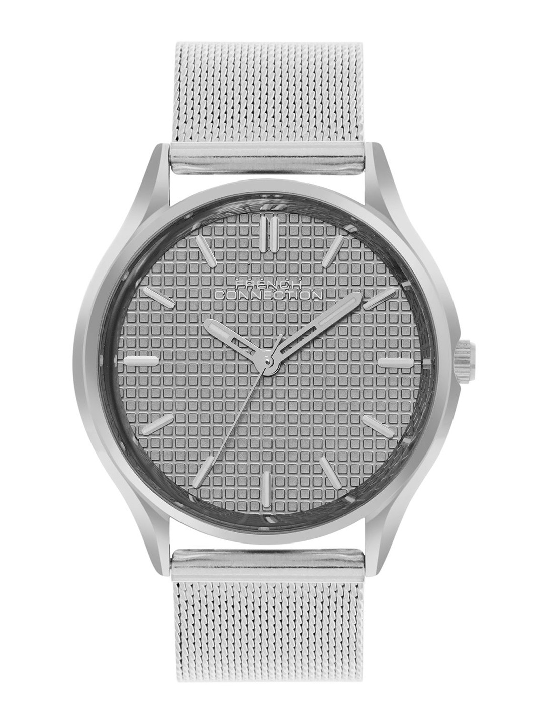 French Connection Men Patterned Dial & Stainless Steel Bracelet Style Straps Analogue Watch FCN088GSM, Grey
French Connection Men Patterned Dial & Stainless Steel Bracelet Style Straps Analogue Watch FCN088GSM, Grey