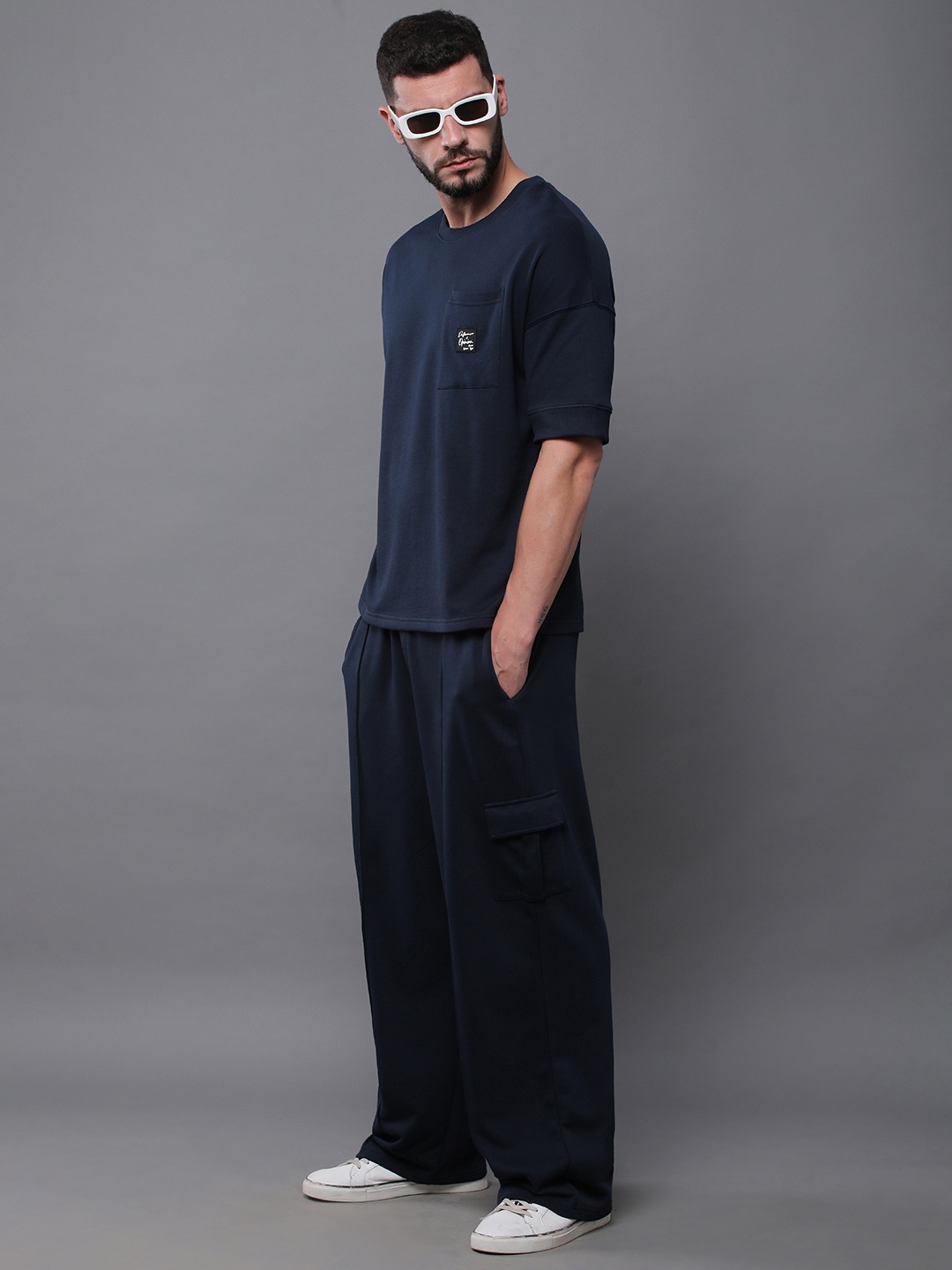 Difference of Opinion Oversized Drop Shoulder Ultra Soft Drapey Cotton Co-Ords Set, Navy blue
Difference of Opinion Oversized Drop Shoulder Ultra Soft Drapey Cotton Co-Ords Set, Navy blue