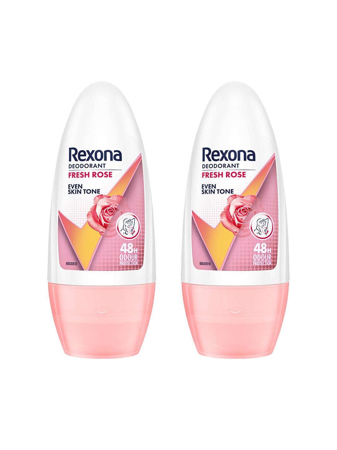 REXONA Women Set Of 2 Fresh Rose Underarm Anti-Perspirant Roll-On Deodorant - 50ml Each, Pink
REXONA Women Set Of 2 Fresh Rose Underarm Anti-Perspirant Roll-On Deodorant - 50ml Each, Pink