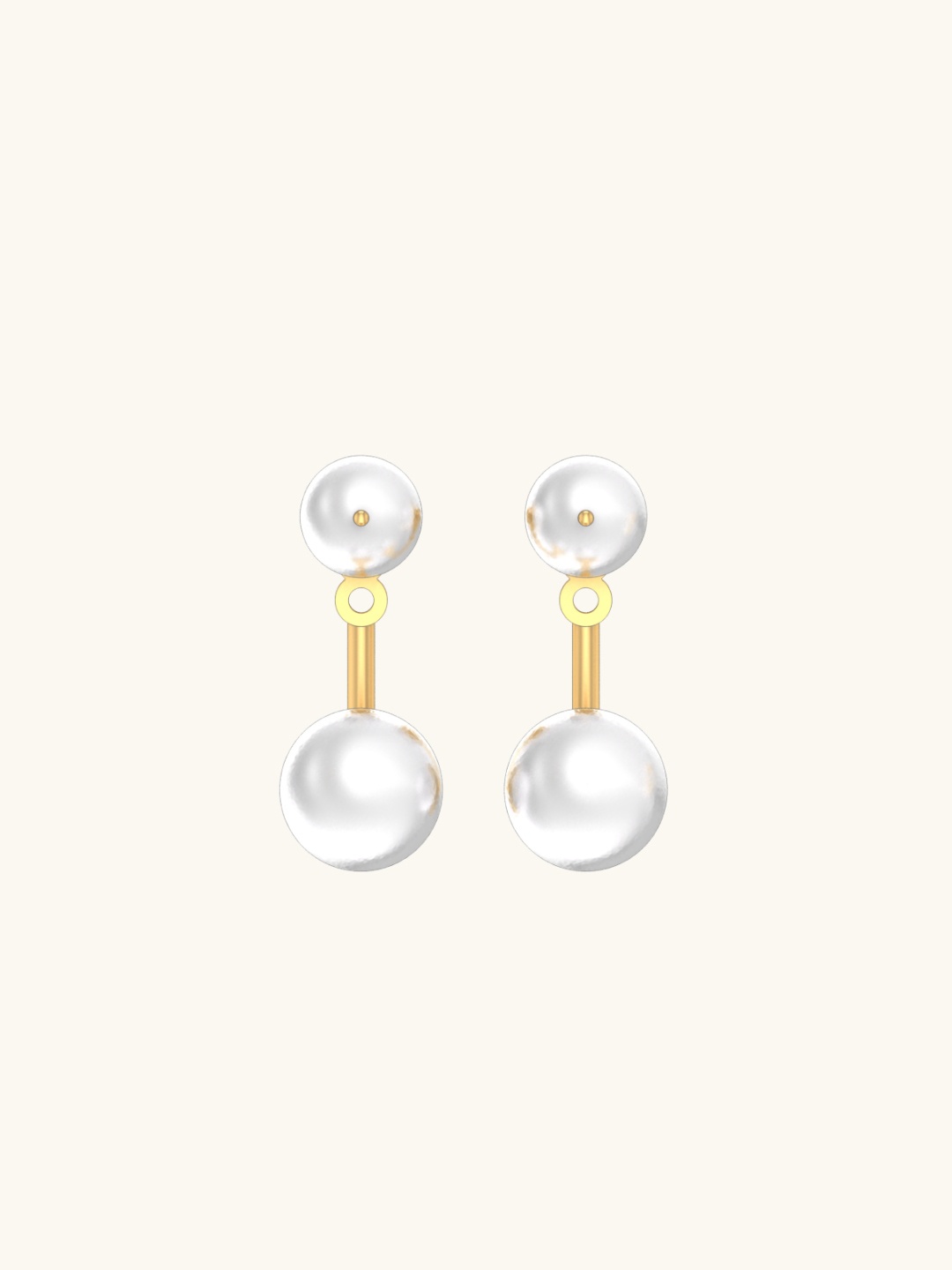 Mabel 925 Sterling Silver 18KT Gold Plated Unique Double Pearl Stud Ear Jacket Earrings
Mabel 925 Sterling Silver 18KT Gold Plated Unique Double Pearl Stud Ear Jacket Earrings