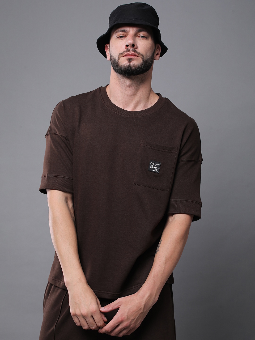 Difference of Opinion Men Oversized Drop Shoulder Ultra Soft Drapey Cotton T-Shirt, Brown
Difference of Opinion Men Oversized Drop Shoulder Ultra Soft Drapey Cotton T-Shirt, Brown