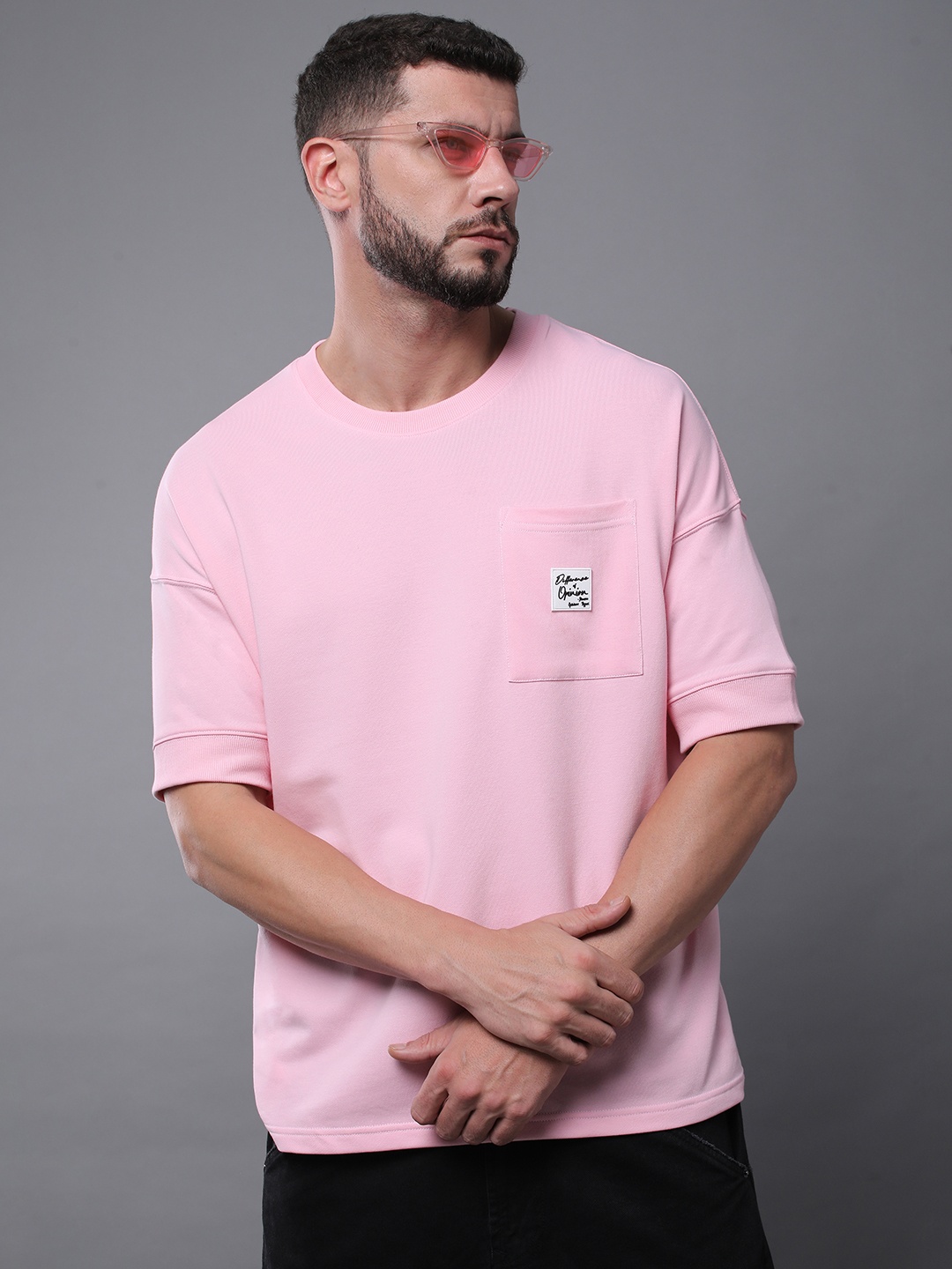Difference of Opinion Men Oversized Drop Shoulder Ultra Soft Drapey Cotton T-Shirt, Pink
Difference of Opinion Men Oversized Drop Shoulder Ultra Soft Drapey Cotton T-Shirt, Pink