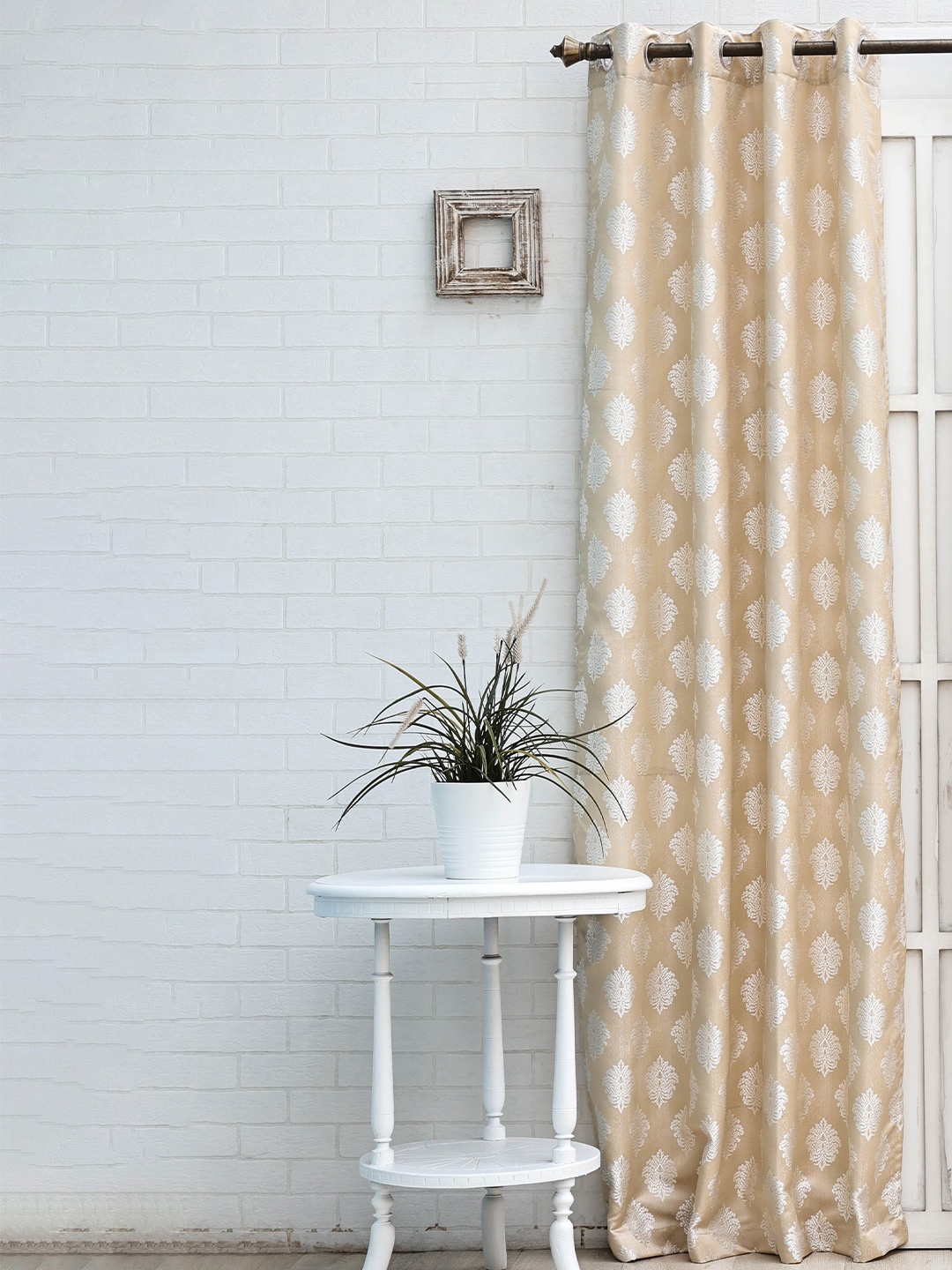 Ariana Beige & White Ethnic Motifs Printed Room Darkening Jacquard Long Door Curtain
Ariana Beige & White Ethnic Motifs Printed Room Darkening Jacquard Long Door Curtain