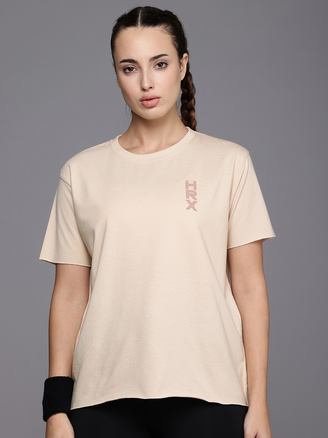 HRX by Hrithik Roshan IRONTRIBE Drop-Shoulder Sleeves Relaxed Fit Training T-shirt, Beige
HRX by Hrithik Roshan IRONTRIBE Drop-Shoulder Sleeves Relaxed Fit Training T-shirt, Beige