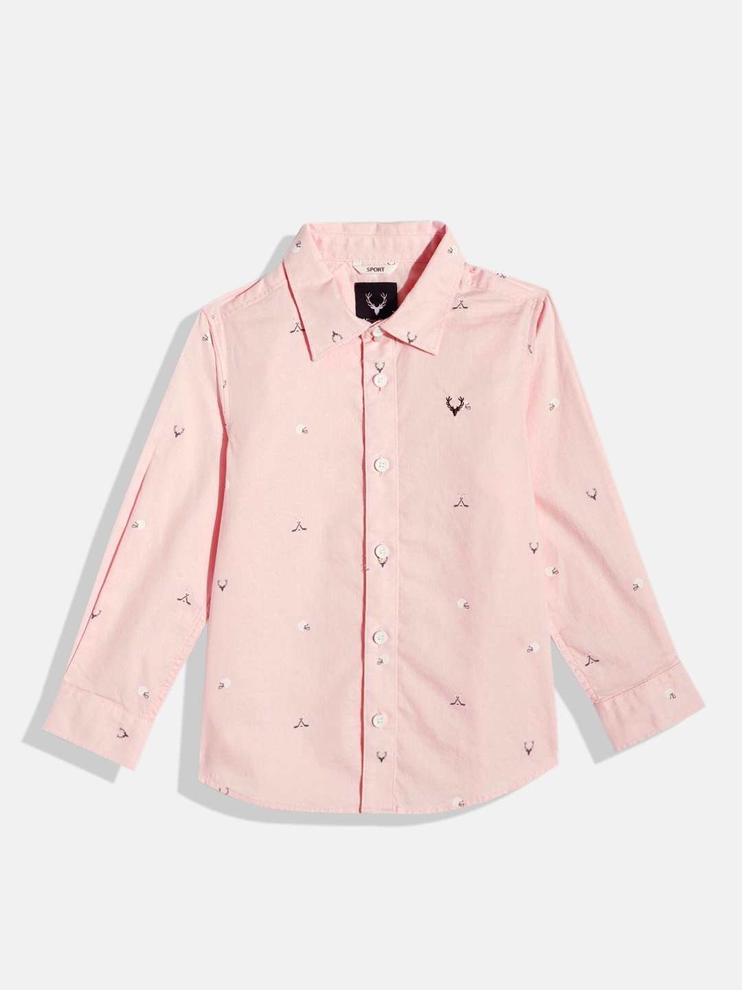Allen Solly Junior Boys Conversational Printed Spread Collar Pure Cotton Casual Shirt, Pink
Allen Solly Junior Boys Conversational Printed Spread Collar Pure Cotton Casual Shirt, Pink
