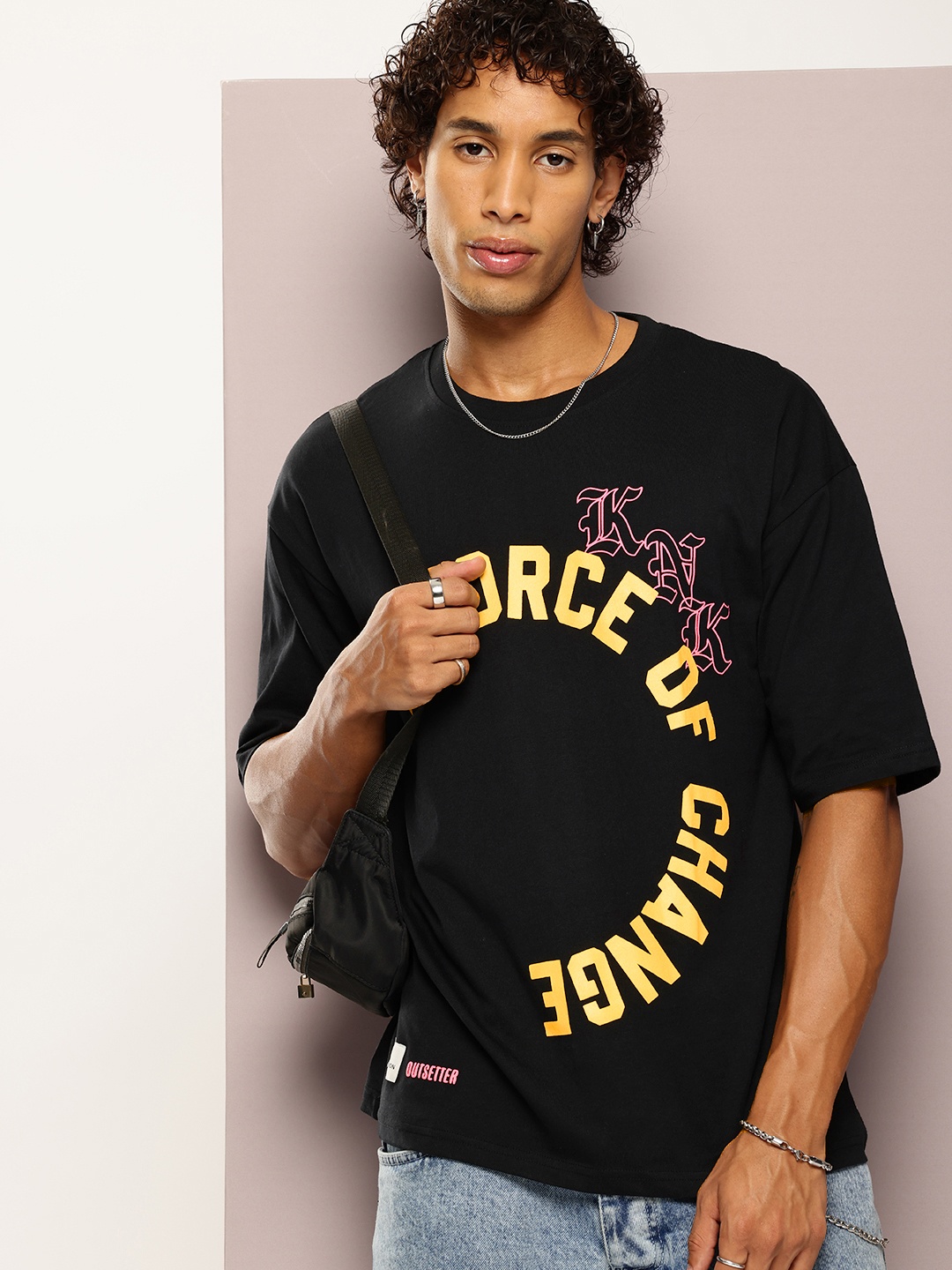 Kook N Keech Men Typography Printed Drop-Shoulder Sleeves Oversized Pure Cotton T-shirt, Black
Kook N Keech Men Typography Printed Drop-Shoulder Sleeves Oversized Pure Cotton T-shirt, Black