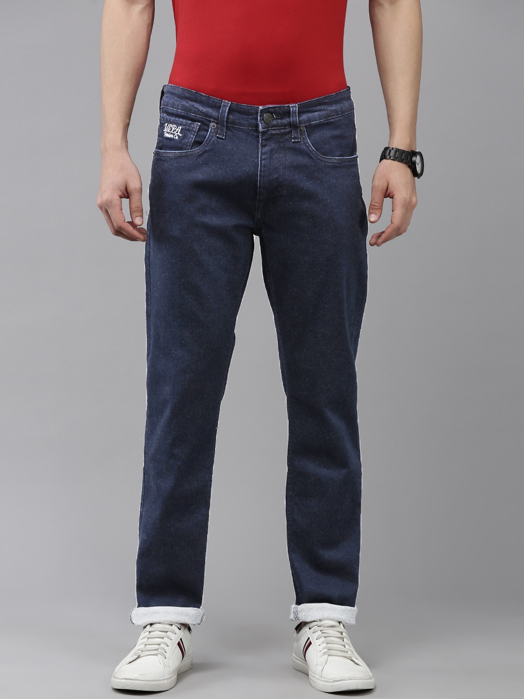 U.S. Polo Assn. Denim Co. Men Brandon Slim Tapered Fit Light Fade Stretchable Jeans, Blue
U.S. Polo Assn. Denim Co. Men Brandon Slim Tapered Fit Light Fade Stretchable Jeans, Blue