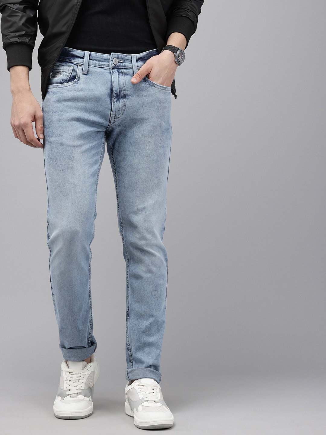 U.S. Polo Assn. Denim Co. Men Brandon Slim Tapered Fit Light Fade Stretchable Jeans, Blue
U.S. Polo Assn. Denim Co. Men Brandon Slim Tapered Fit Light Fade Stretchable Jeans, Blue