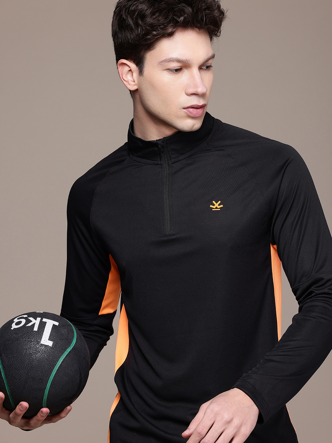 WROGN High Neck Sports T-shirt, Black 
WROGN High Neck Sports T-shirt, Black
