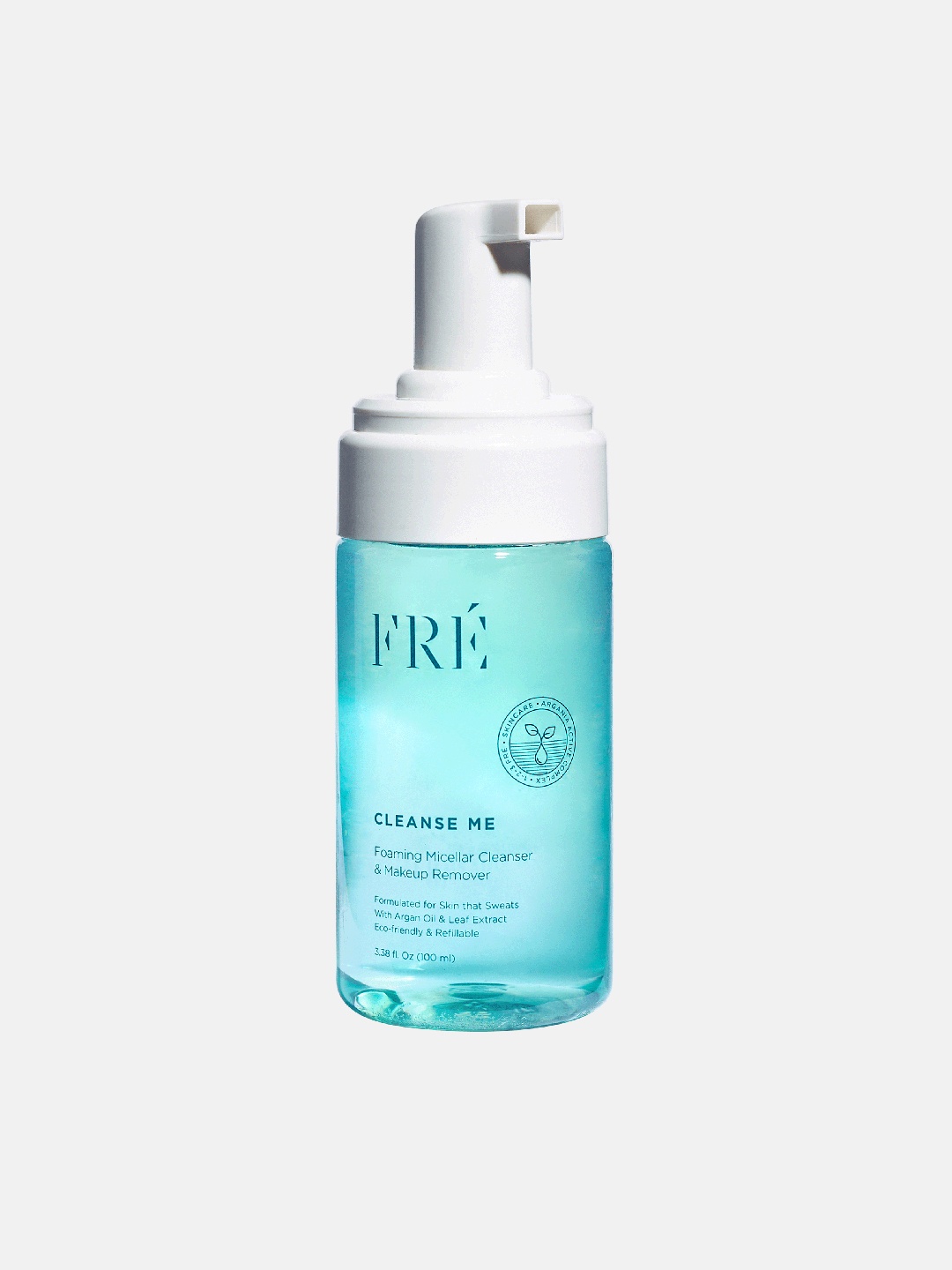 FRE Cleanse Me Foaming Micellar Cleanser & Makeup Remover with Argan Oil - 100 ml, Blue
FRE Cleanse Me Foaming Micellar Cleanser & Makeup Remover with Argan Oil - 100 ml, Blue