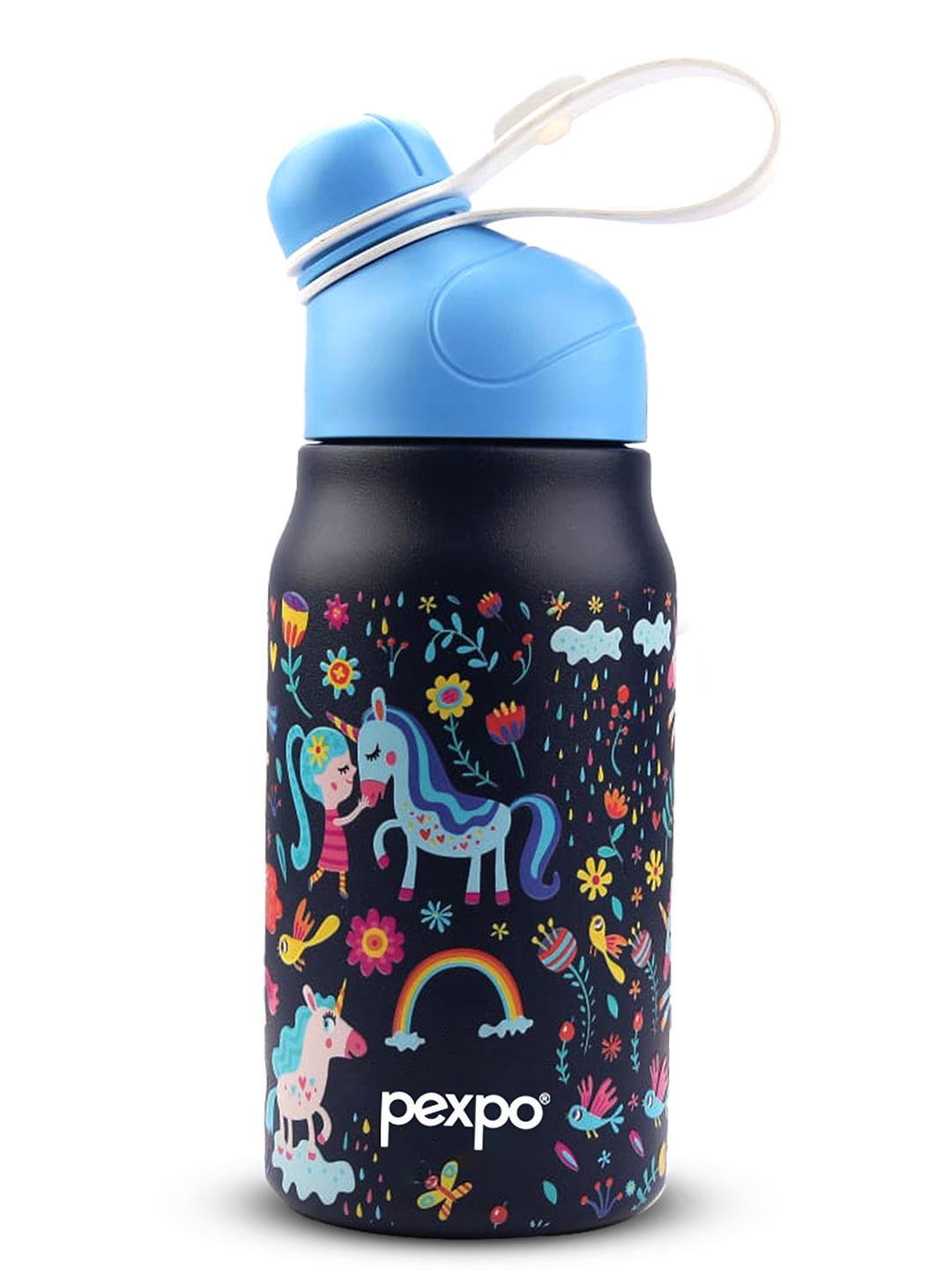 Pexpo Piano Blue Double wall Thermosteel Hot & Cold Unicorn Insulated Water Bottle 425ml
Pexpo Piano Blue Double wall Thermosteel Hot & Cold Unicorn Insulated Water Bottle 425ml