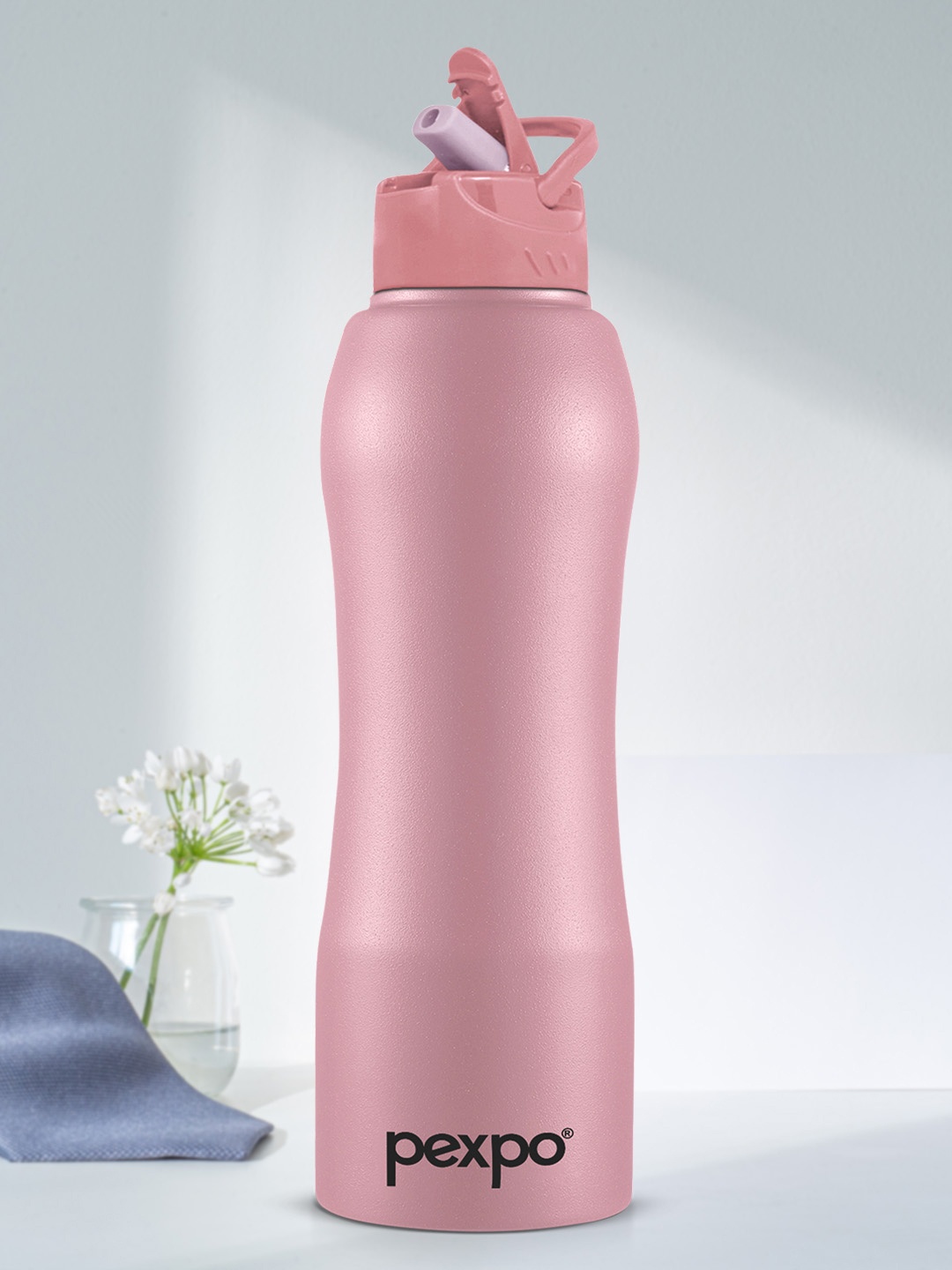 Pexpo BELLY Refrigerator Stainless Steel 1L Single wall Rosy Brown Water Bottle, Pink
Pexpo BELLY Refrigerator Stainless Steel 1L Single wall Rosy Brown Water Bottle, Pink