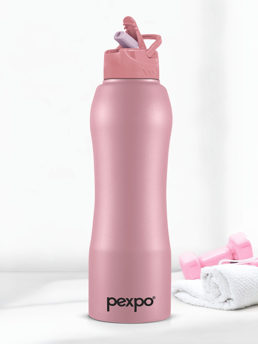 Pexpo BELLY Refrigerator Stainless Steel 750ml Single wall Rosy Brown Water Bottle, Pink
Pexpo BELLY Refrigerator Stainless Steel 750ml Single wall Rosy Brown Water Bottle, Pink