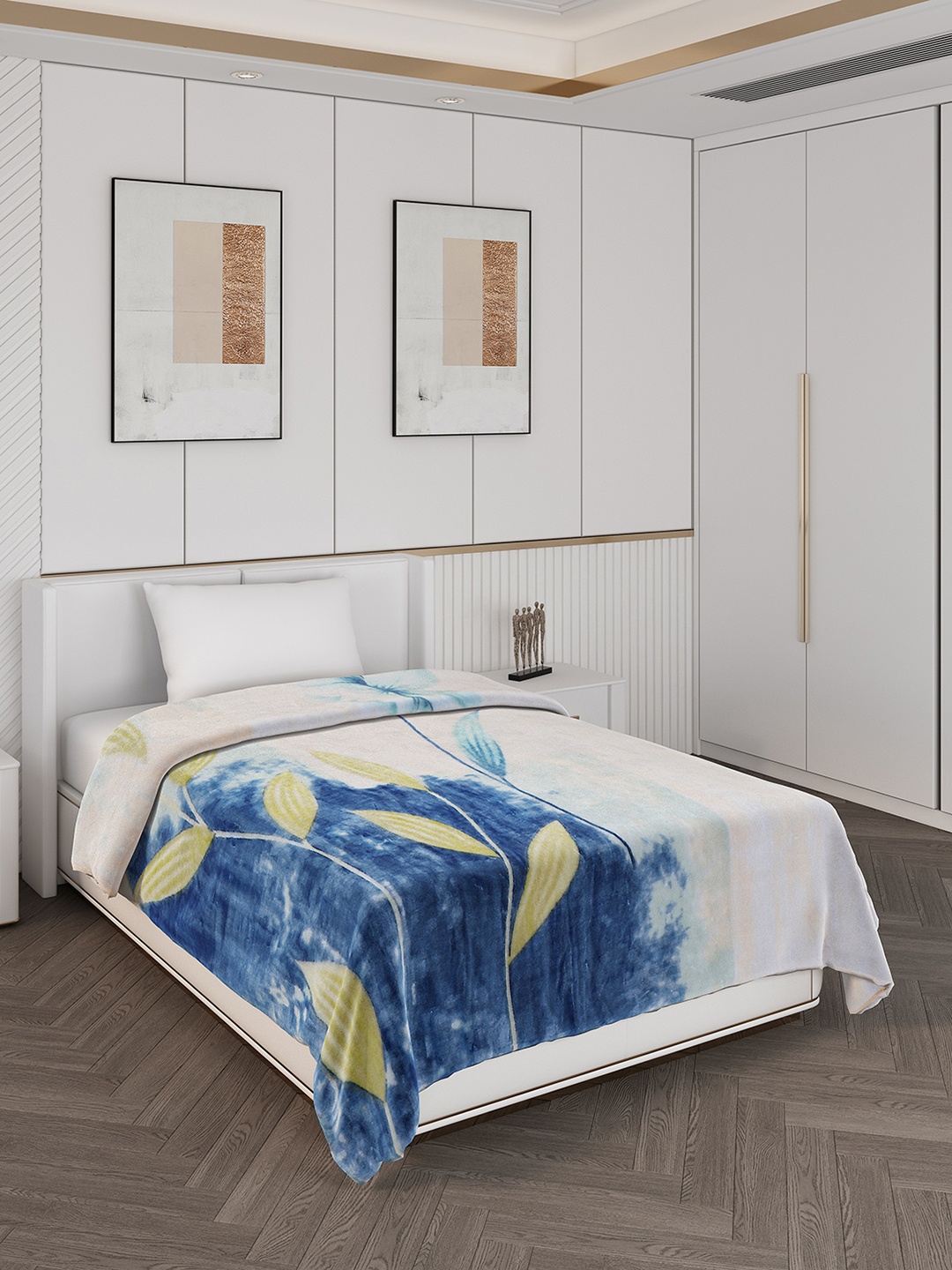 Monte Carlo Blue & Peach Coloured Floral Printed Mild Winter 500 GSM Single Bed Blanket
Monte Carlo Blue & Peach Coloured Floral Printed Mild Winter 500 GSM Single Bed Blanket