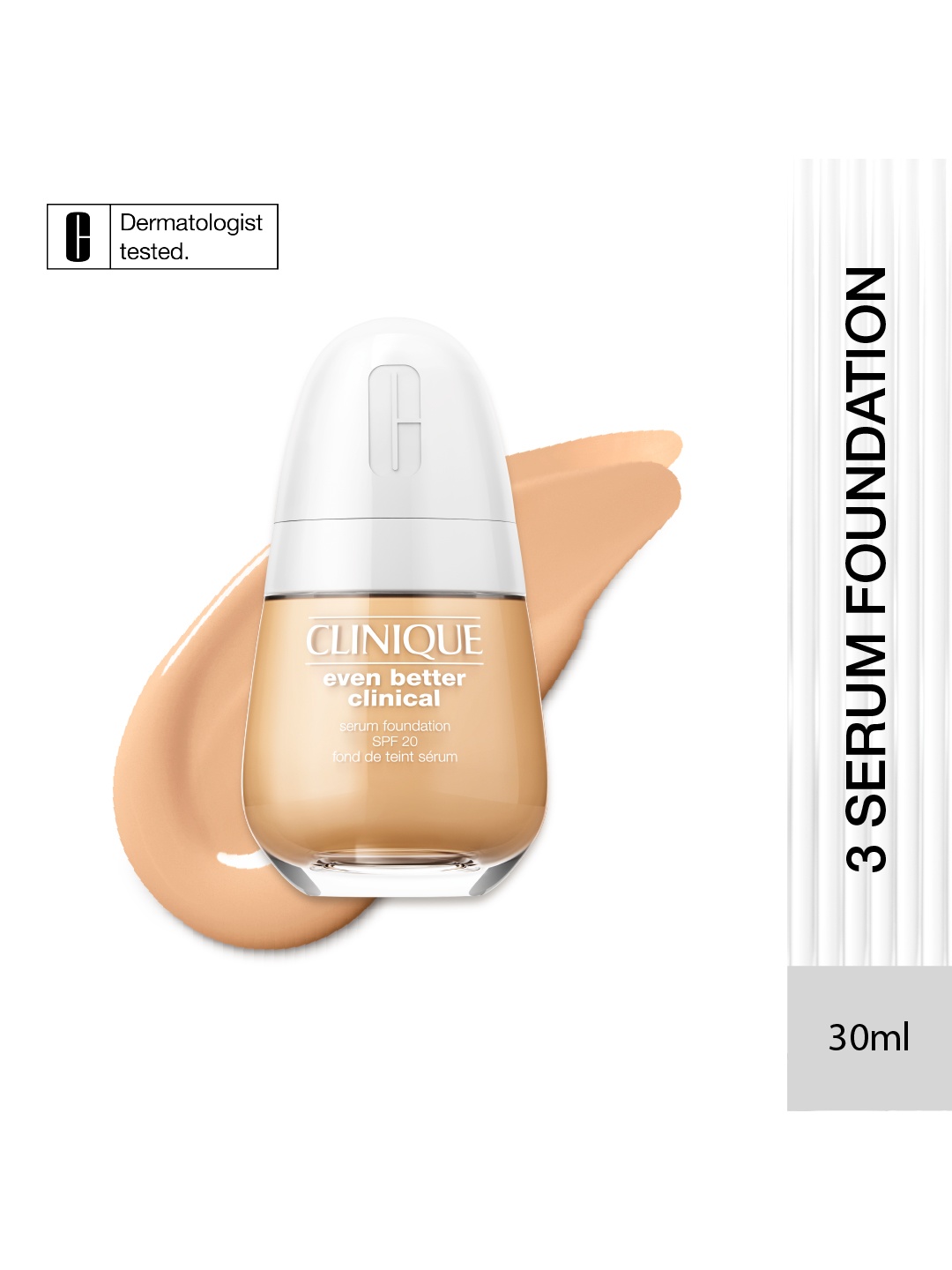Clinique Even Better Clinical SPF20 Serum Foundation 30 ml - WN 46 Golden Neutral, Beige
Clinique Even Better Clinical SPF20 Serum Foundation 30 ml - WN 46 Golden Neutral, Beige