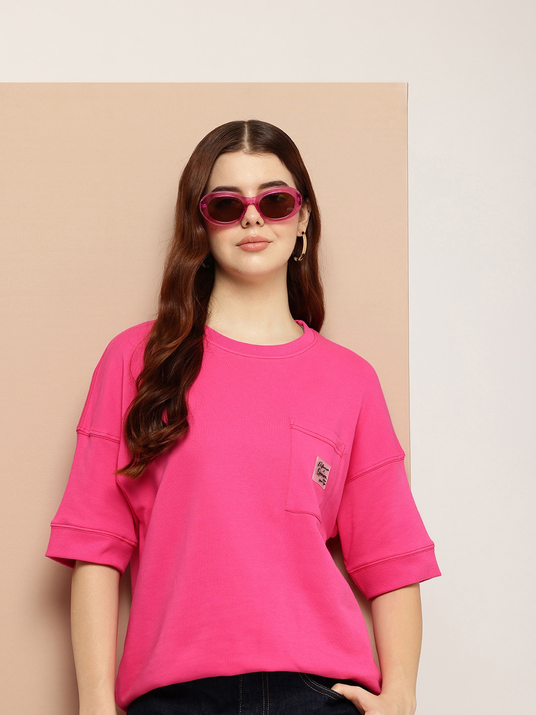 Difference of Opinion Women Oversized Drop Shoulder Ultra Soft Drapey Cotton T-Shirt, Rose
Difference of Opinion Women Oversized Drop Shoulder Ultra Soft Drapey Cotton T-Shirt, Rose
