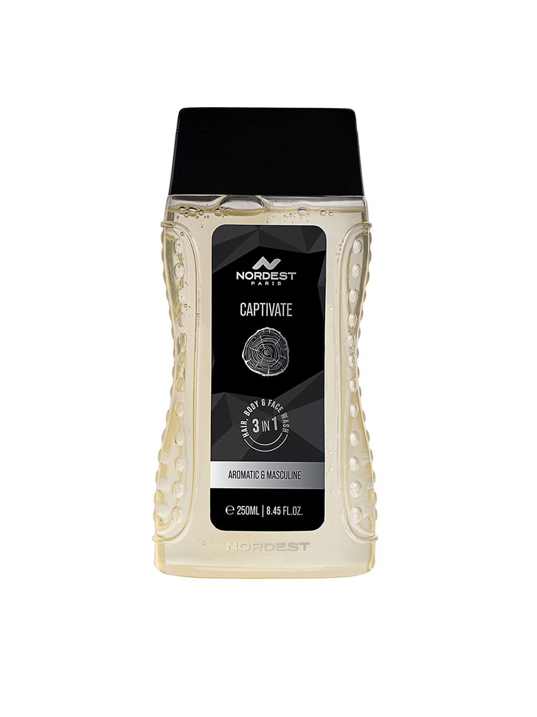 Nordest Paris Captivate Aromatic & Masculine 3-in-1 Hair Face & Body Wash - 250 ml, Transparent
Nordest Paris Captivate Aromatic & Masculine 3-in-1 Hair Face & Body Wash - 250 ml, Transparent