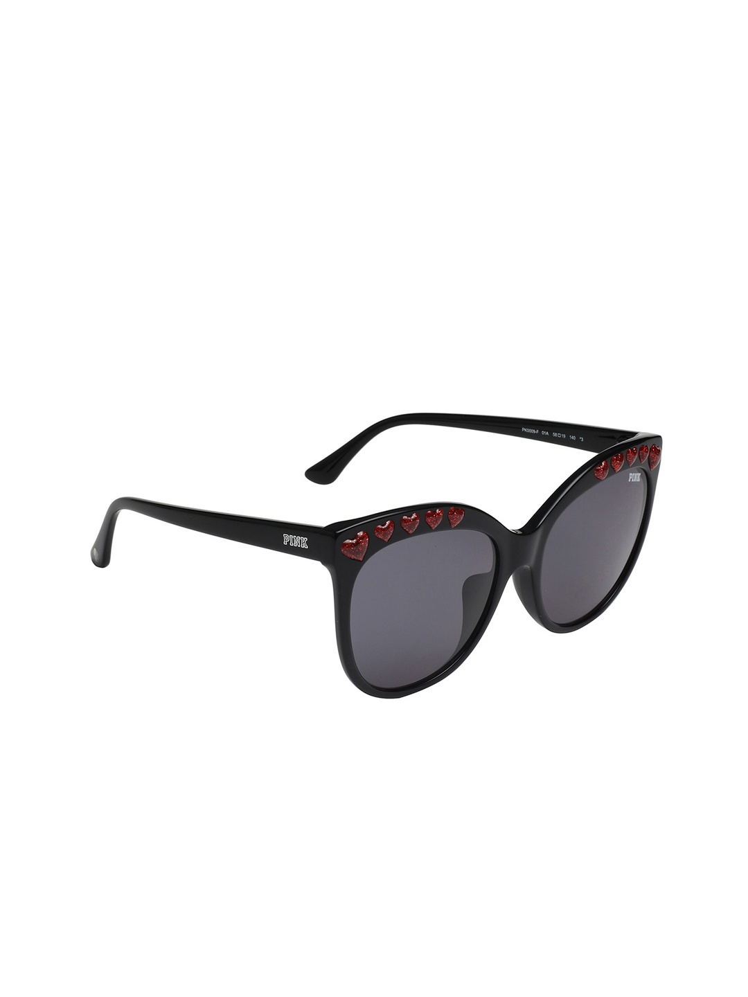 Victoria's Secret Women Cateye Sunglasses with UV Protected Lens - PK0009/F/S 01A 58, Black
Victoria's Secret Women Cateye Sunglasses with UV Protected Lens - PK0009/F/S 01A 58, Black