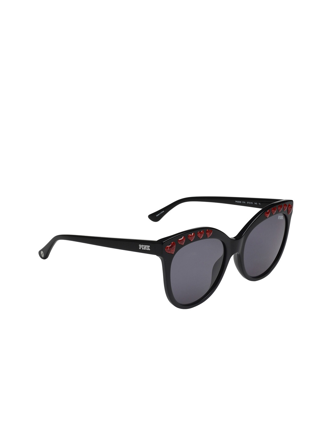 Victoria's Secret Women Cateye Sunglasses with UV Protected Lens - PK0009/S 01A 57, Black
Victoria's Secret Women Cateye Sunglasses with UV Protected Lens - PK0009/S 01A 57, Black