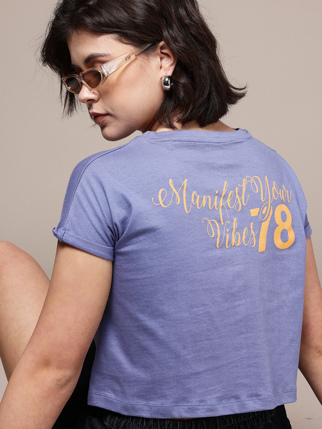 The Roadster Life Co. Typography Printed Extended Sleeves Pure Cotton Boxy T-shirt, Purple
The Roadster Life Co. Typography Printed Extended Sleeves Pure Cotton Boxy T-shirt, Purple