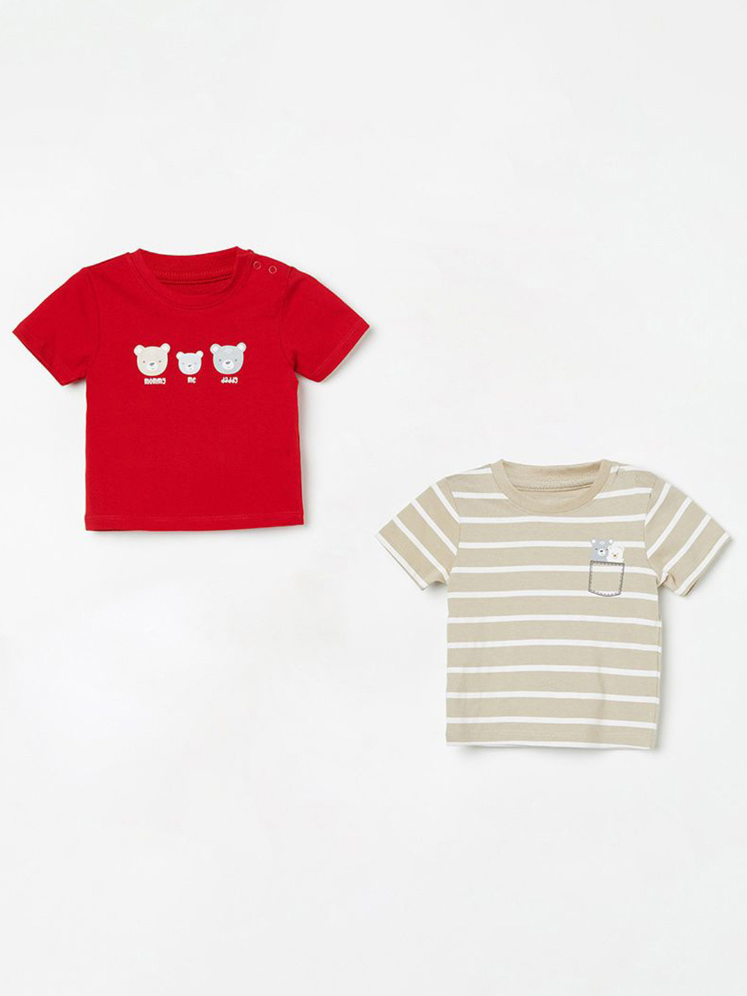Juniors by Lifestyle Boys Pack Of 4 Striped Pure Cotton Tshirts With Shorts, Red
Juniors by Lifestyle Boys Pack Of 4 Striped Pure Cotton Tshirts With Shorts, Red