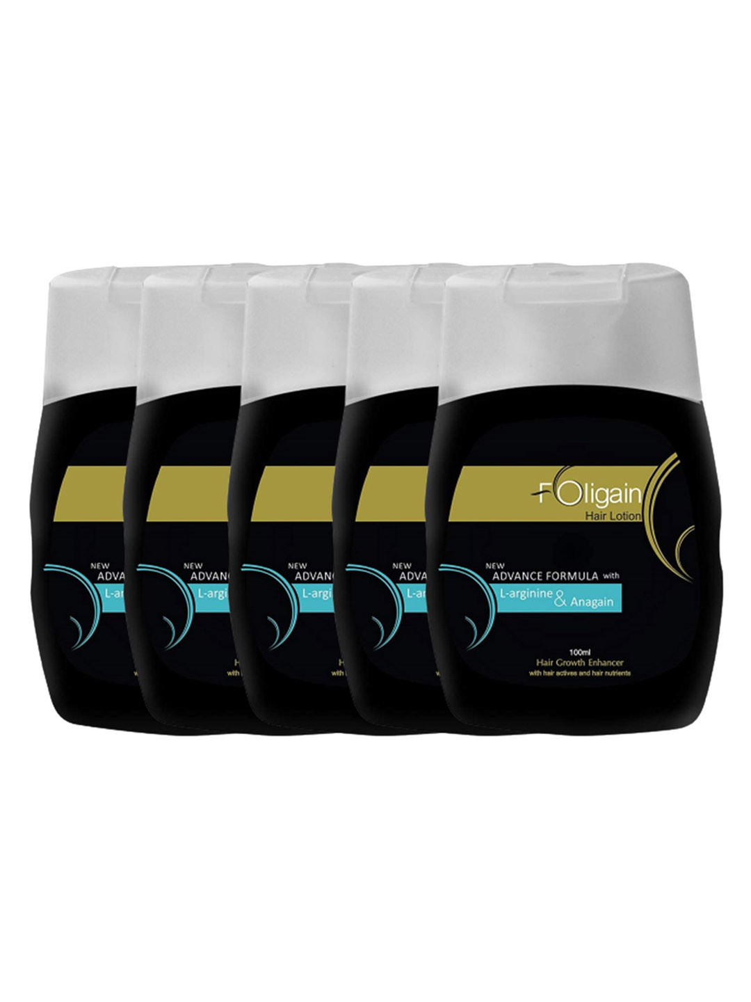 FOLIGAIN Set Of 5 Hair Regrowth Lotion With New Advanced Formula - 100ml Each, Black
FOLIGAIN Set Of 5 Hair Regrowth Lotion With New Advanced Formula - 100ml Each, Black