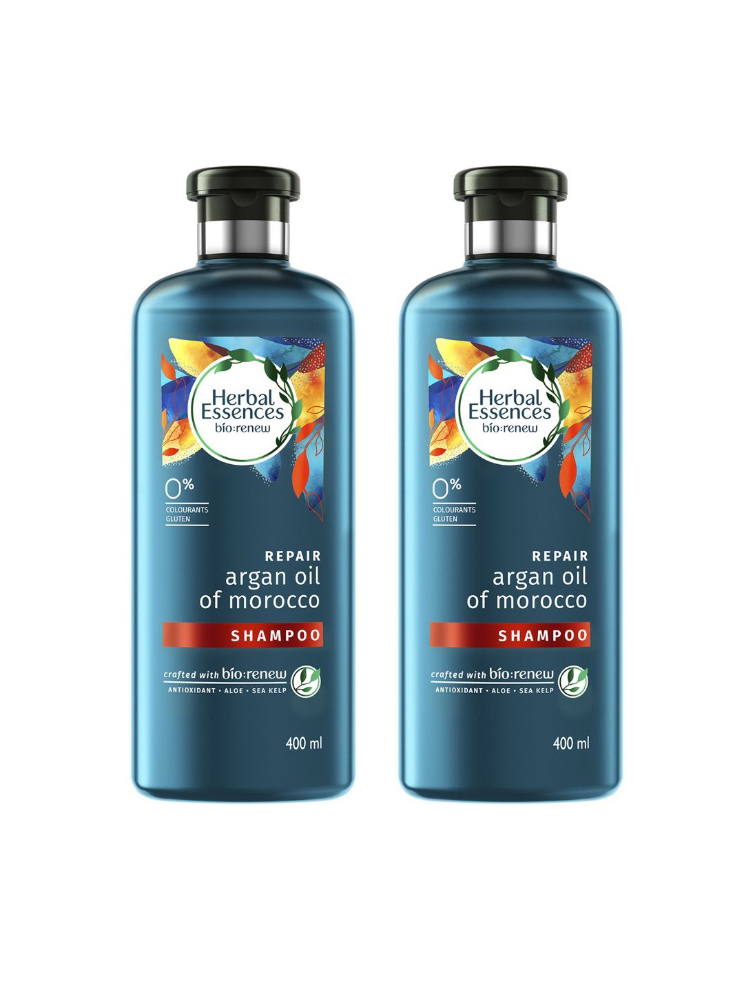 Herbal Essences Set Of 2 Bio Renew Repair Argan Oil of Morocco Shampoo - 400ml Each, Teal
Herbal Essences Set Of 2 Bio Renew Repair Argan Oil of Morocco Shampoo - 400ml Each, Teal