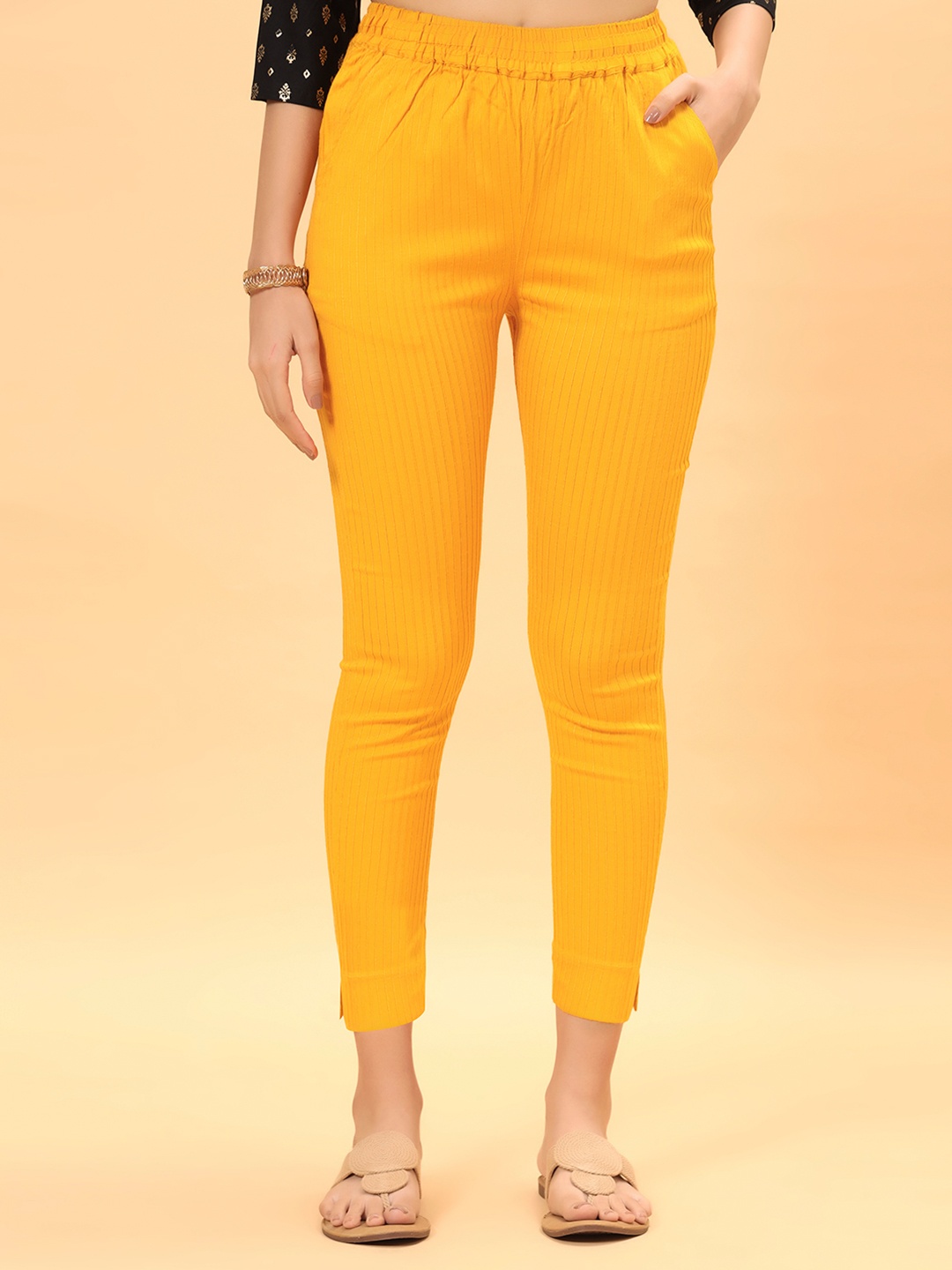 Bottoms.love Women Pencil Easy Wash Solid Slim Fit Rayon Cigarette Lycra Pant, Mustard
Bottoms.love Women Pencil Easy Wash Solid Slim Fit Rayon Cigarette Lycra Pant, Mustard