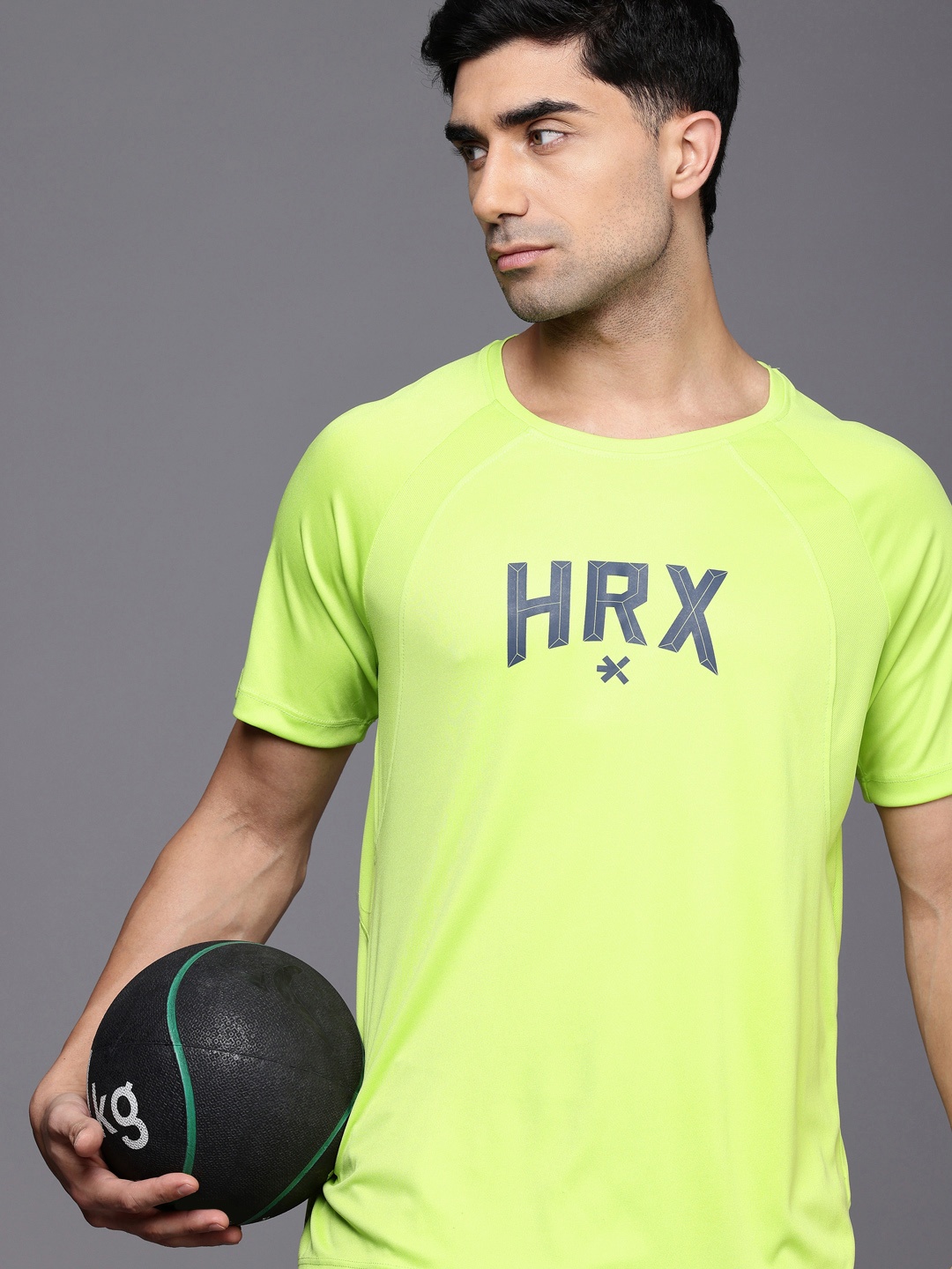 HRX by Hrithik Roshan Brand Logo Printed Raglan Sleeves Rapid Dry Training T-shirt, Green
HRX by Hrithik Roshan Brand Logo Printed Raglan Sleeves Rapid Dry Training T-shirt, Green